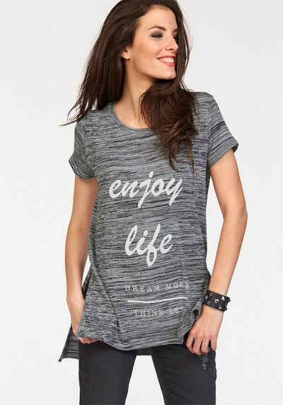 Aniston CASUAL Longshirt mit Rundhals-Ausschnitt