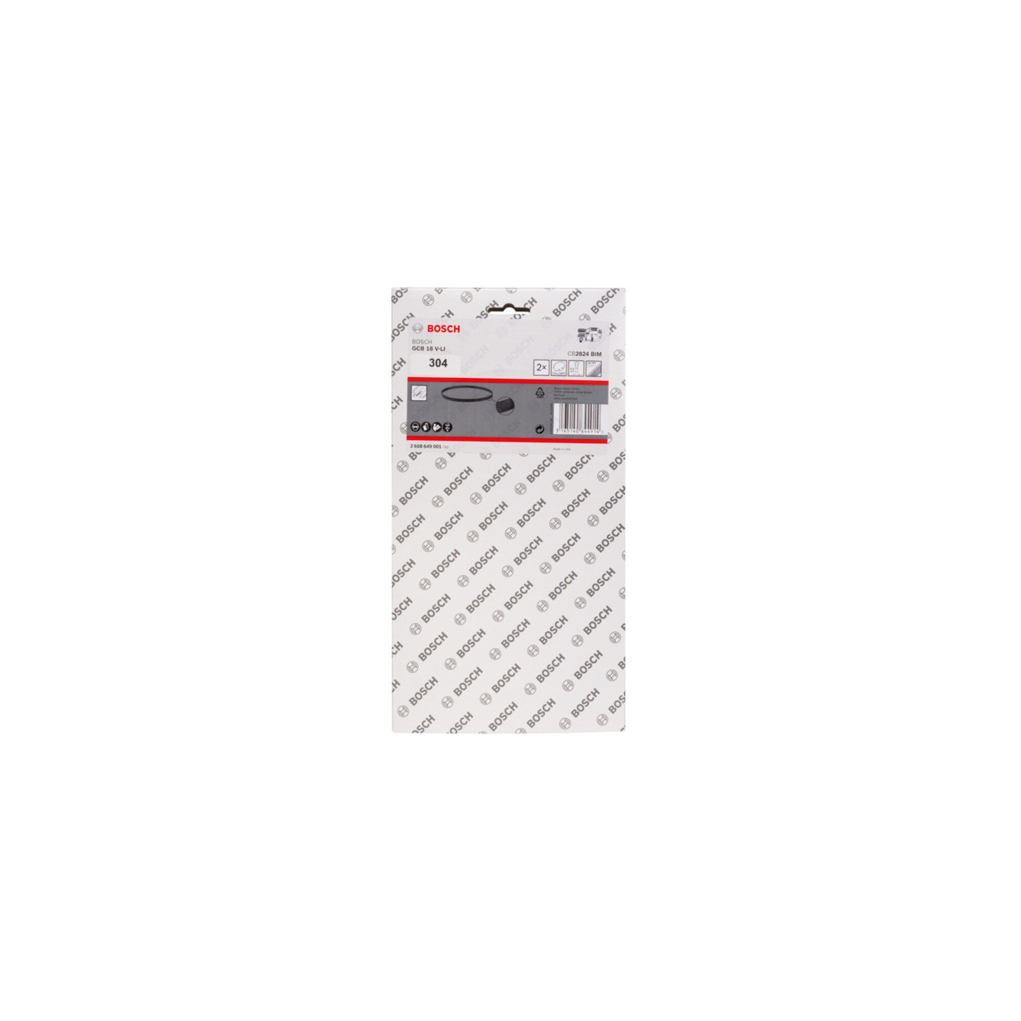 Bosch Professional Bandsäge Bosch Bandsägeblatt CB 2824 BIM für die Bosch Bandsäge 24tpi 2 Stk