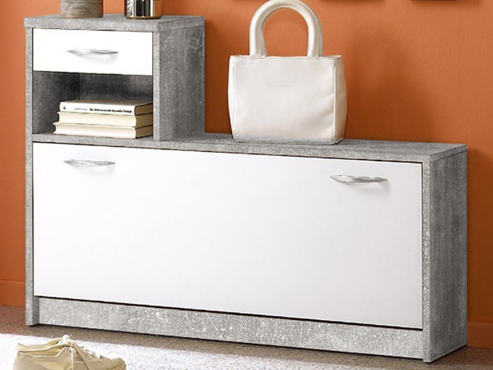 PREISBRECHER Garderoben-Set Selene, (3-St), 100 x 190 x 25 cm (B/H/T) günstig online kaufen