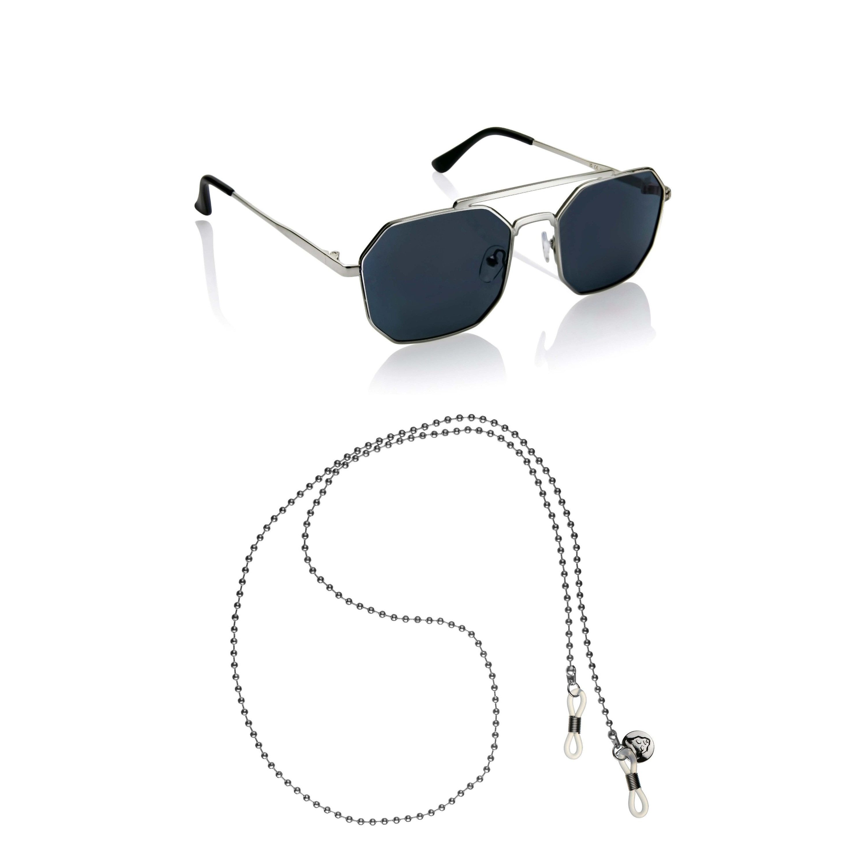 MARC LAUDER Sonnenbrille LA11-02 3: dunkles Glas, starke Sonneneinstrahlung