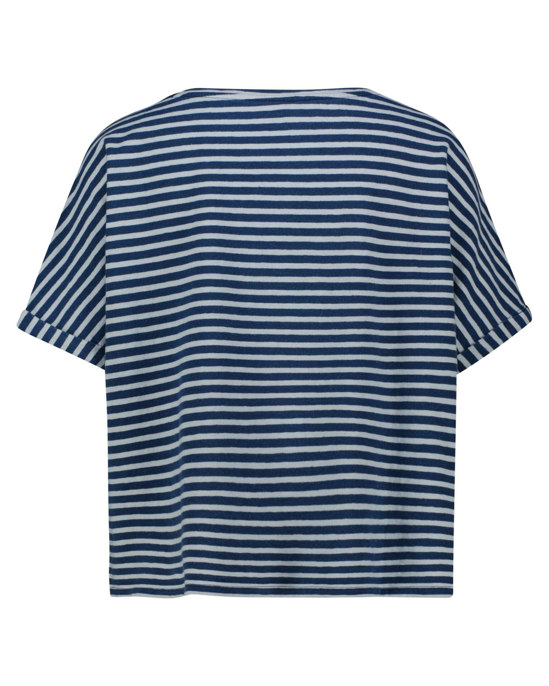T-Shirt Damen (1-tlg) INDIGO Herrlicher MARLYN STRIPED T-Shirt