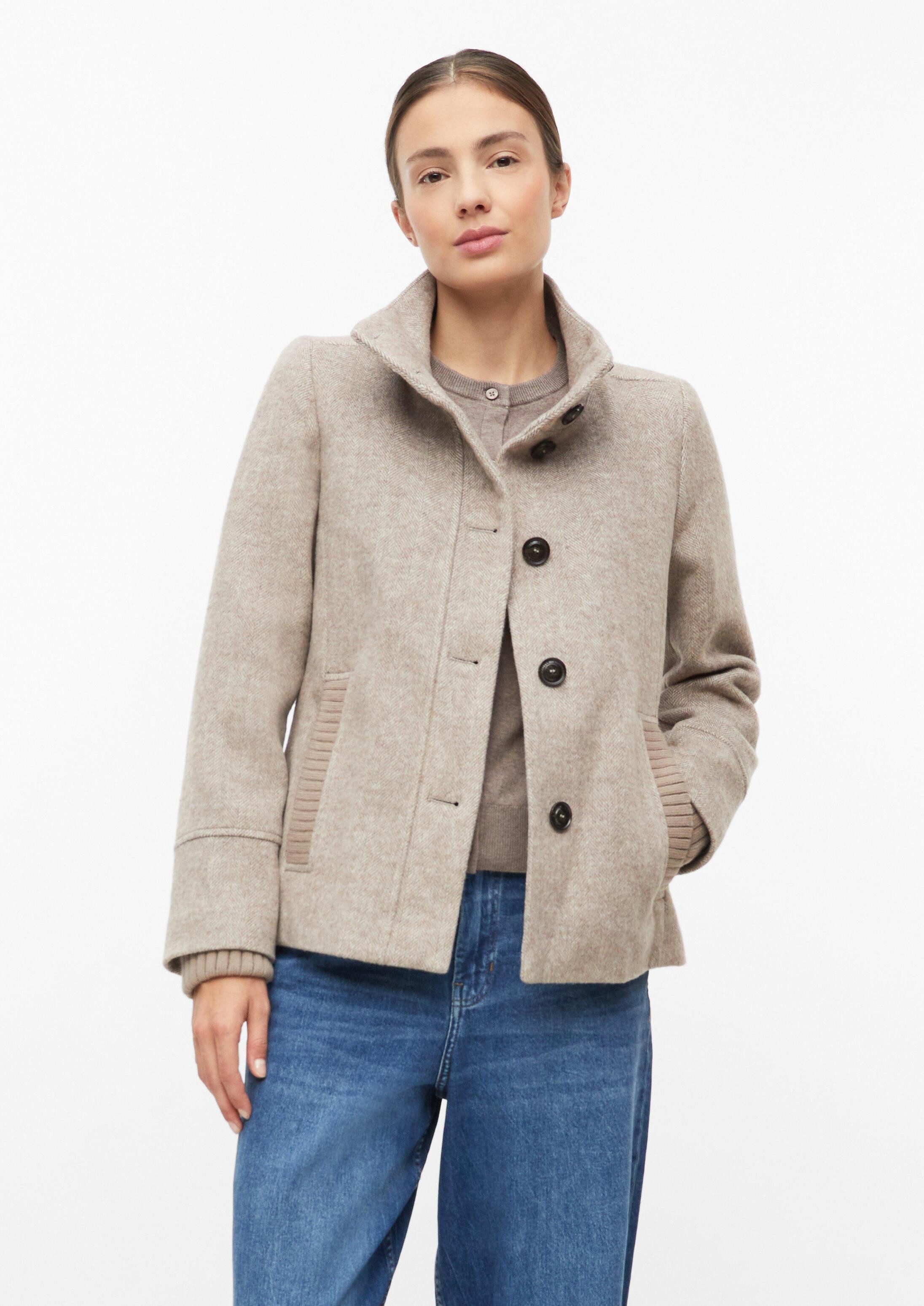 s.Oliver Funktionsjacke Outdoor-Jacke Wollmix-Jacke im Slim Fit