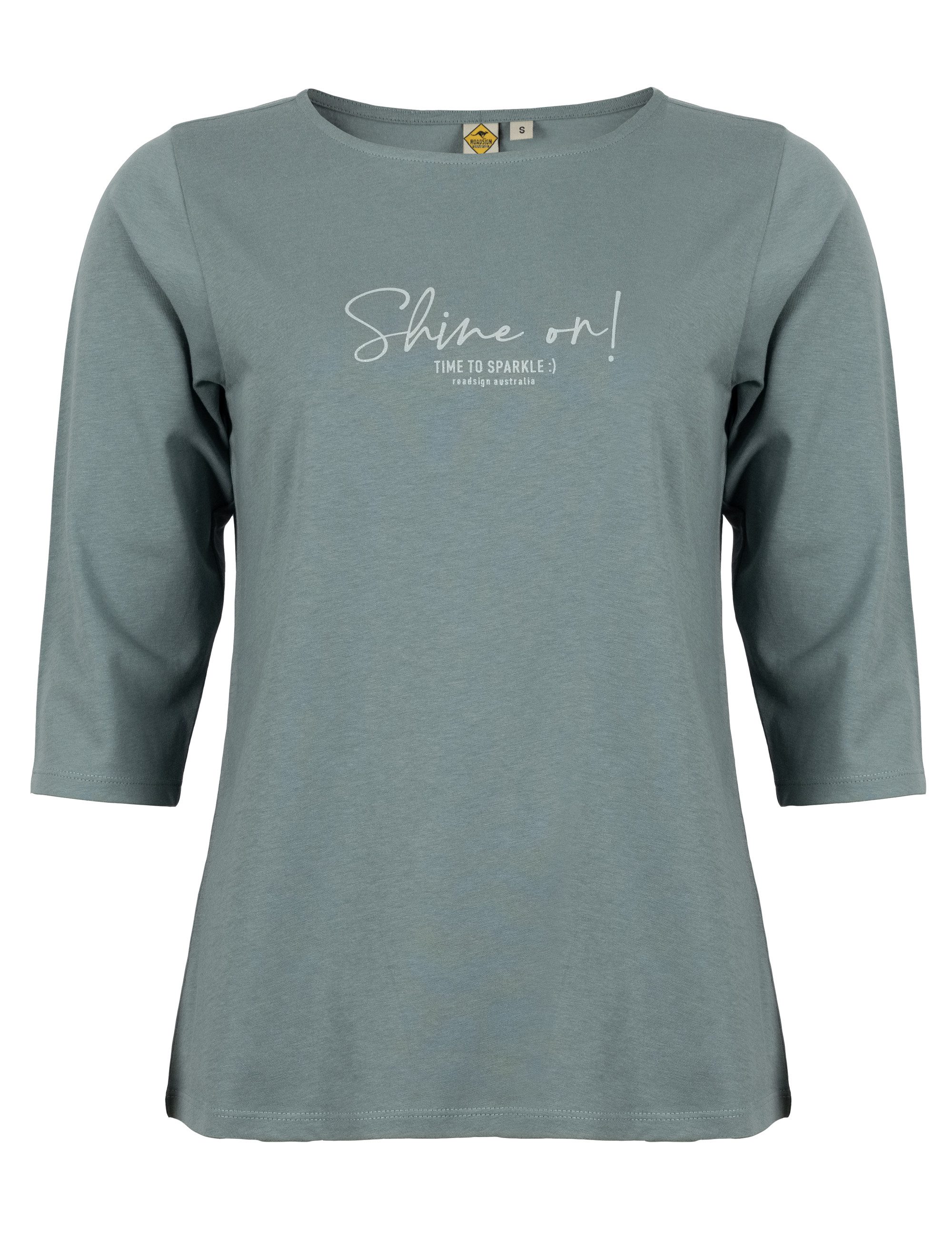 ROADSIGN australia Langarmshirt Smile Spirit (1, 1-tlg., 1) Longsleeve mit Statement-Print für entspannte Freizeitmomente