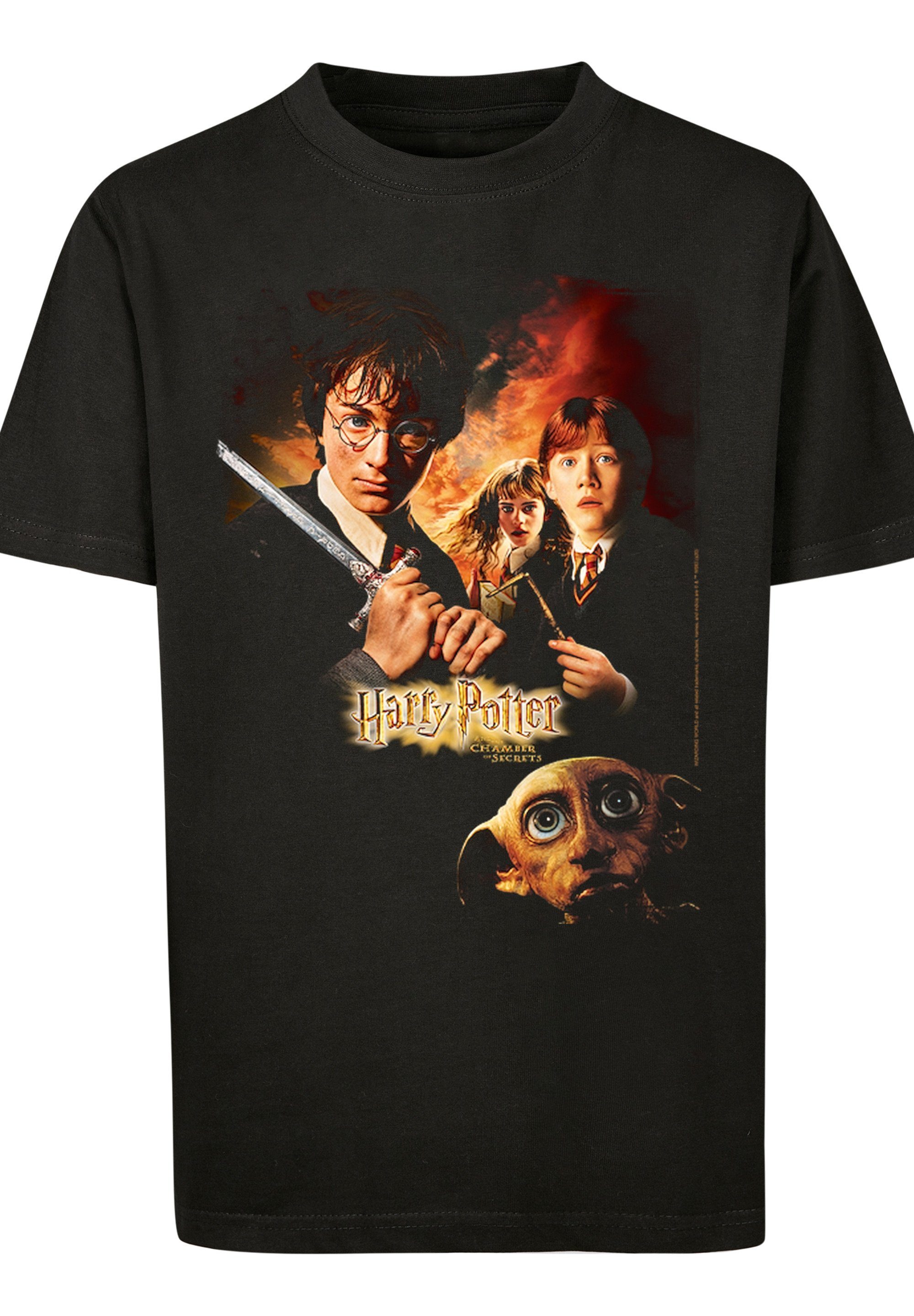 F4NT4STIC T-Shirt Harry Potter Kammer des Schreckens Poster Unisex Kinder,Premium  Merch,Jungen,Mädchen,Bedruckt