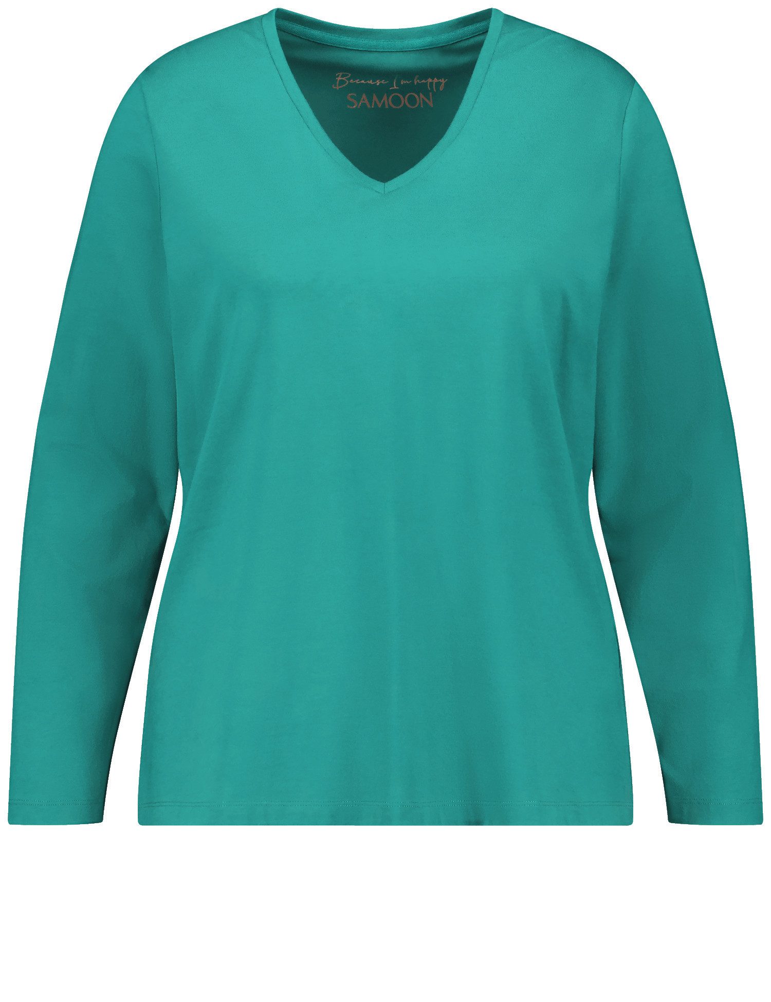 Shirtbluse Basic Langarmshirt