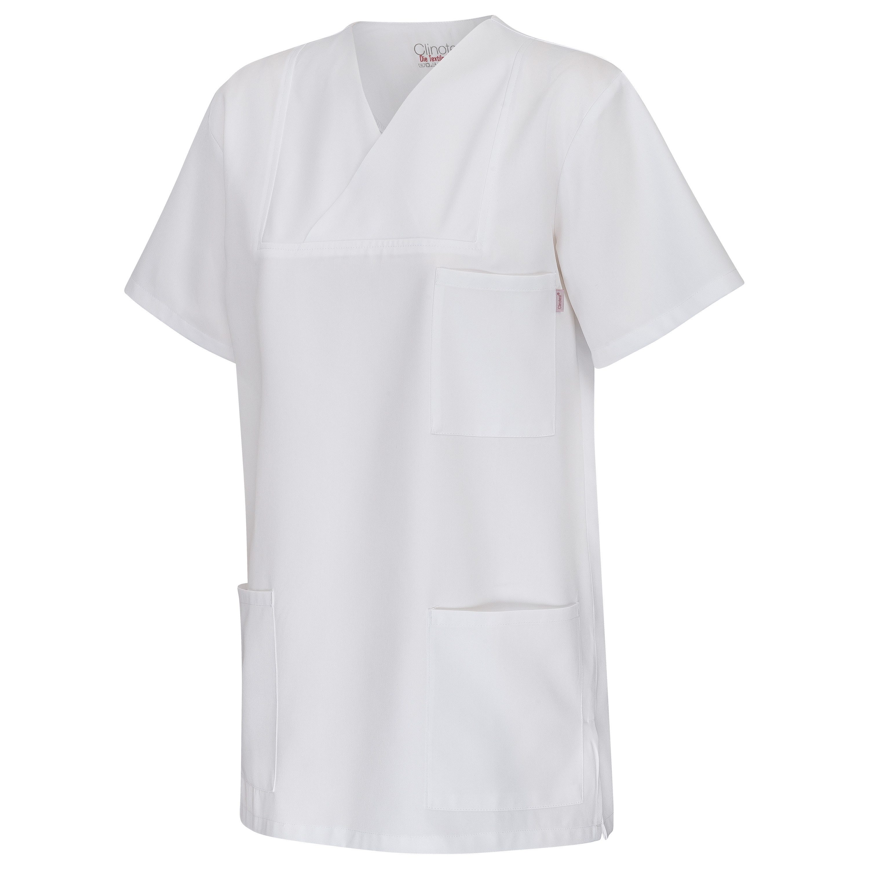 Clinotest Funktionsbluse Schlupfkasack/Faltkragenhemd „Anna/Anton“, Coolcel-Stoff, atmungsaktiv