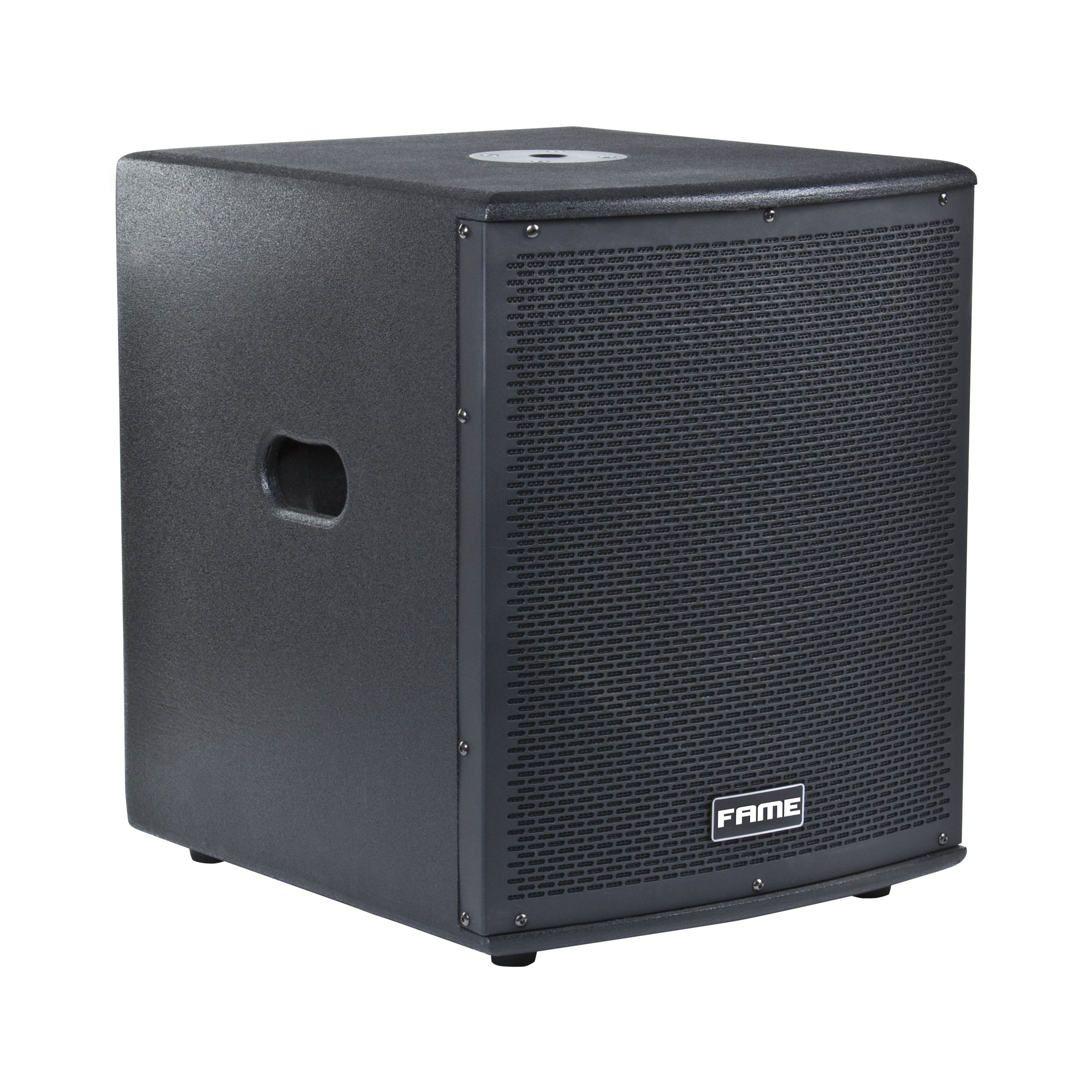 FAME Subwoofer (Challenger SUB 12A 12" Active-Subwoofer, 450W - Aktive Bassbox)