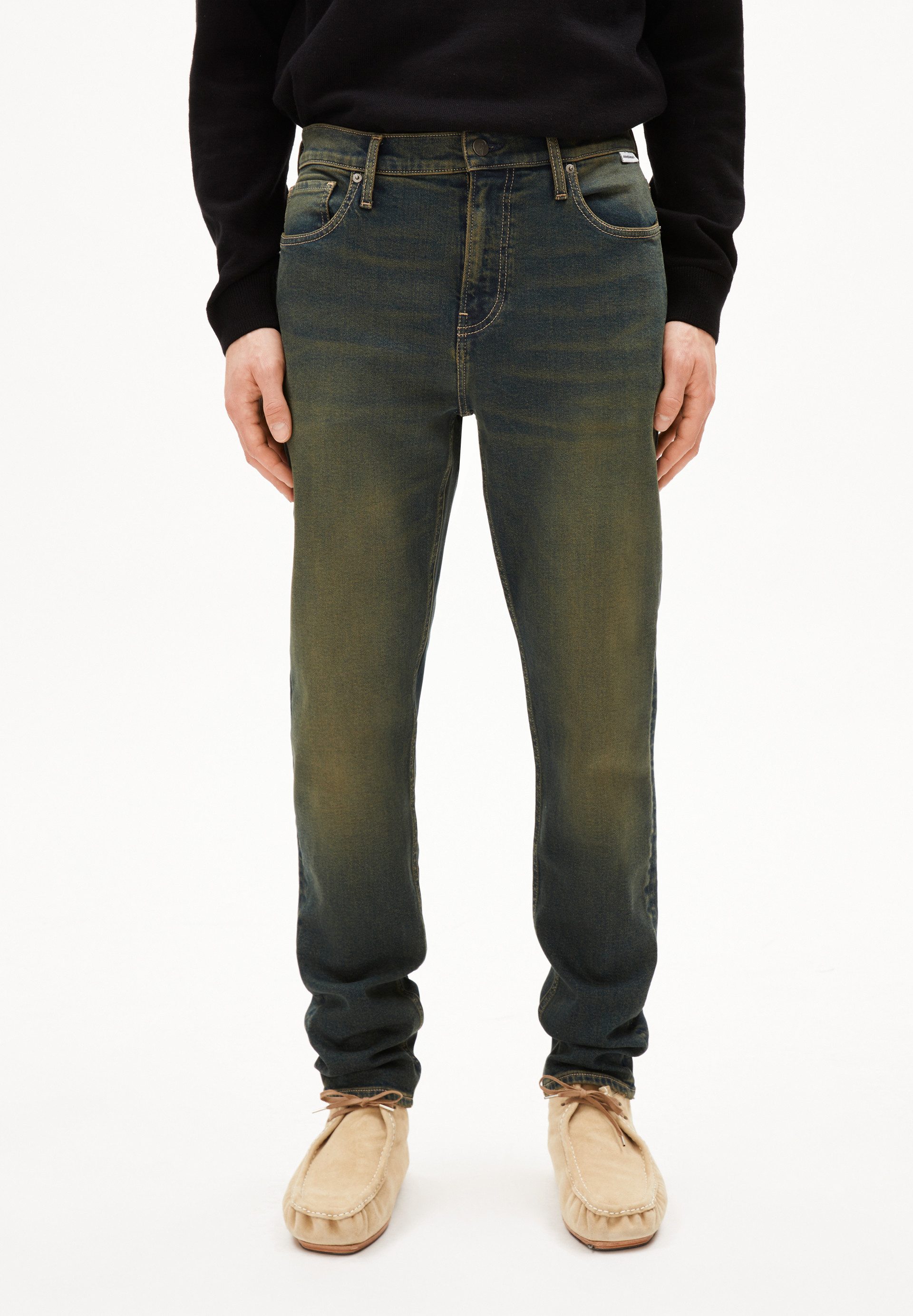 Armedangels Tapered-fit-Jeans AARJO TARPA (Comfort-Stretch, Regular Fit) Mid waist