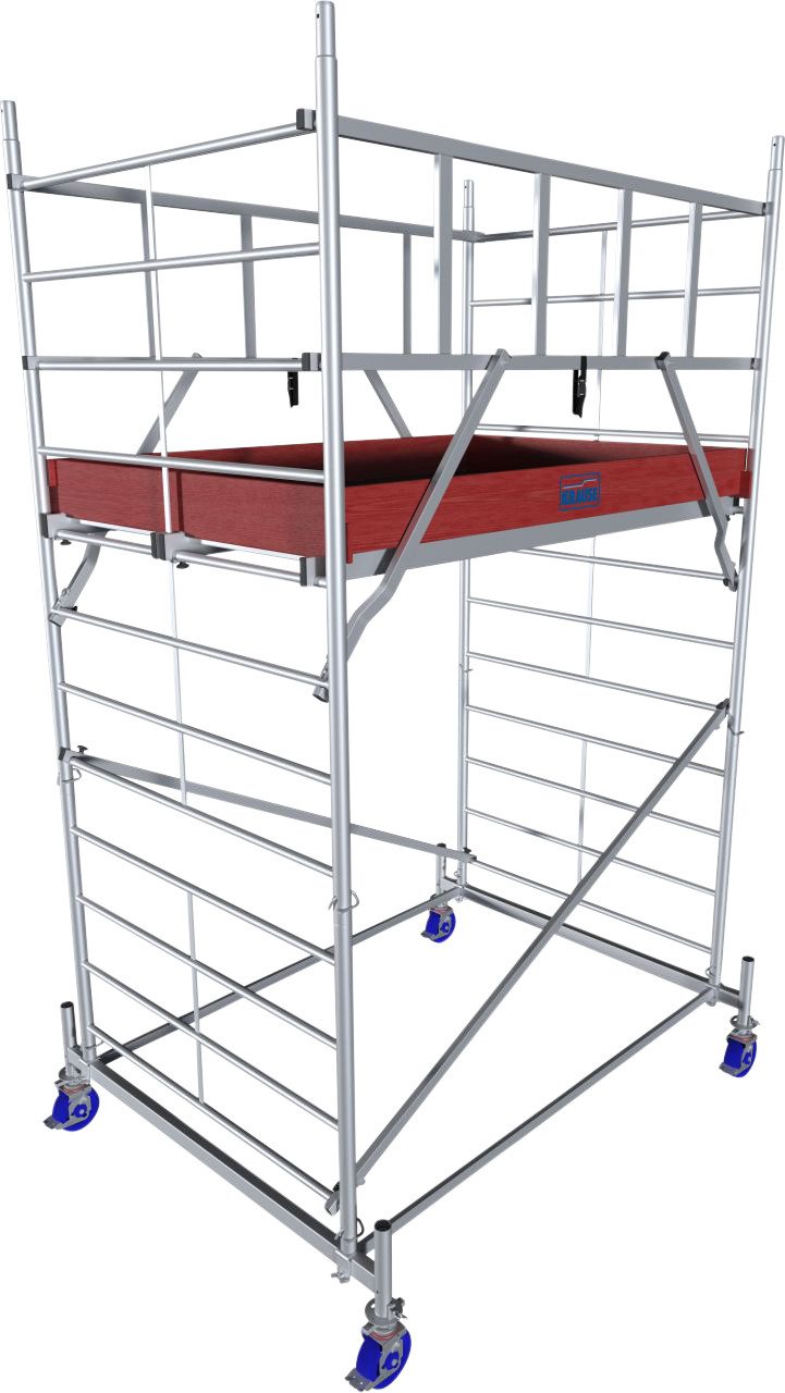 KRAUSE Fahrgerüst ProTec XXL Breitaufbau, (Set), Arbeitshöhe: 4,3 Meter