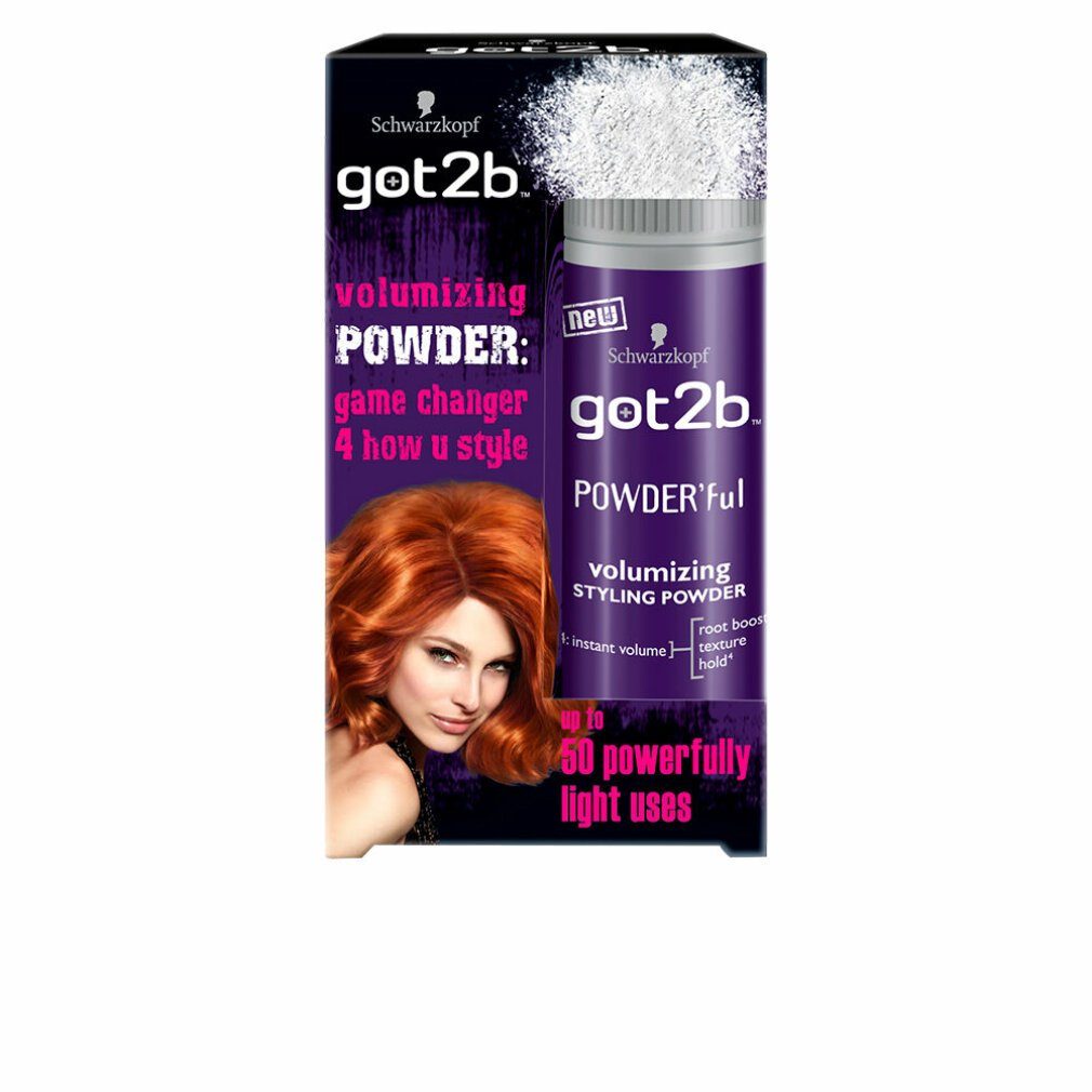 für eine begrenzte Zeit Schwarzkopf Haargel GOT2B POWDER'FUL gr volumizing 10 powder styling