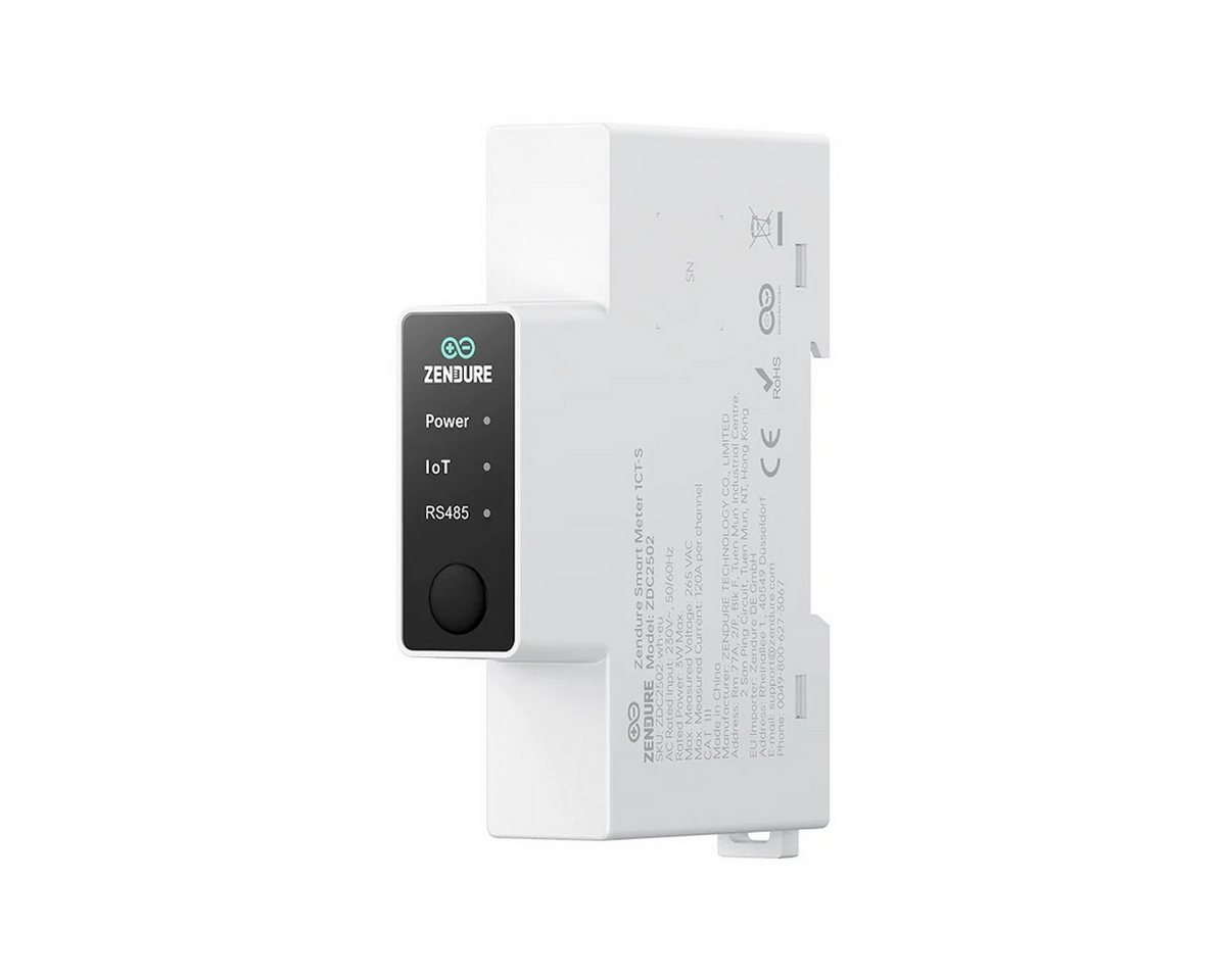 Zendure Solarmodul Zendure Smart Meter Intelligenter Zähler 3CT-S (120A) 0% Mwst., 3 W, n.a., (Packung, 4-St., Enthält 3 x CT-Klemme), 0% Mwst. gem. §12, Abs. 3 UstG für Privatanwender