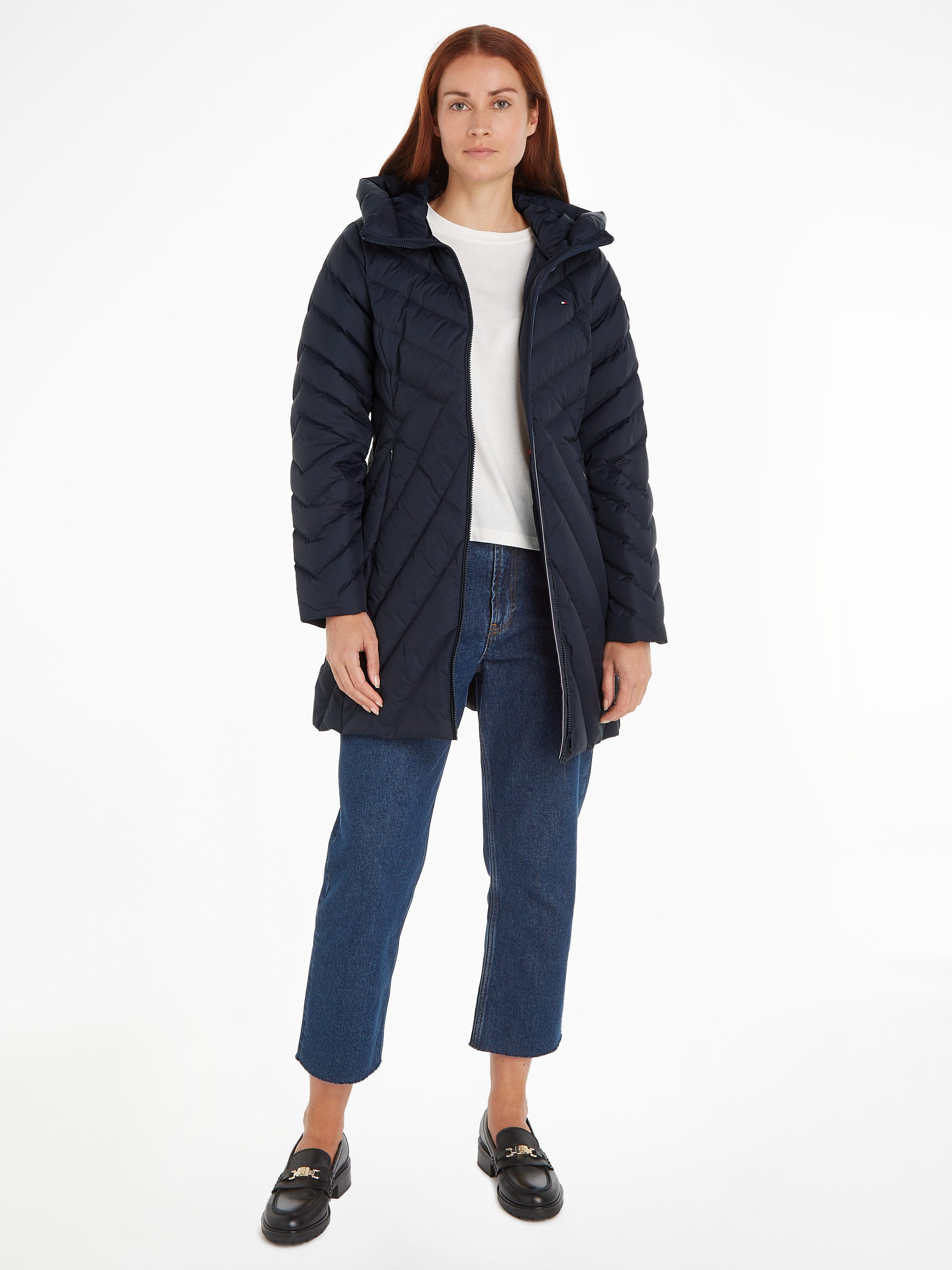 Tommy Hilfiger Steppmantel CHEVRON MW PADDED günstig online kaufen