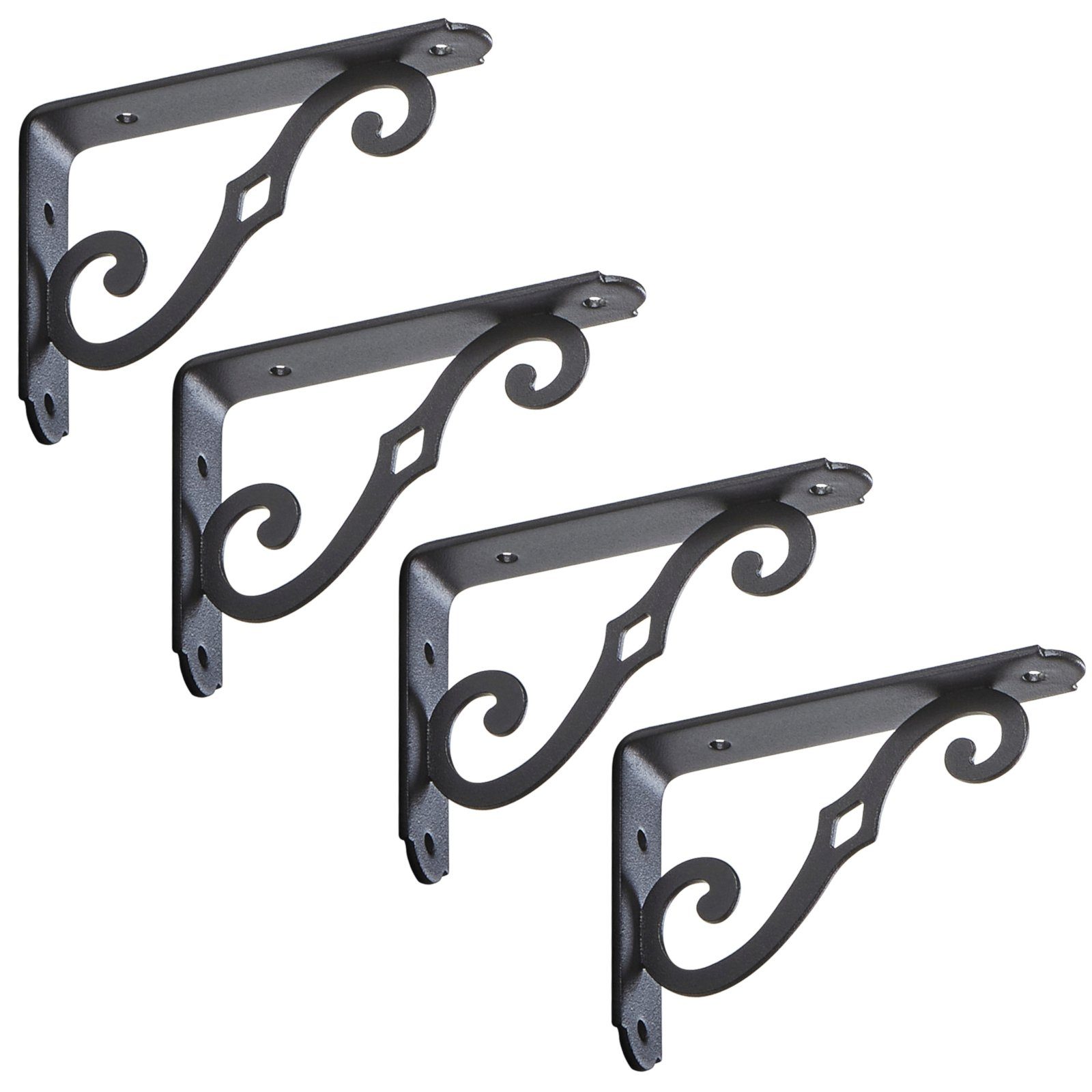 SO-TECH® Wandregalhalter Regalkonsole BLACKLINE II schwarz Tragkraft 30 kg günstig online kaufen