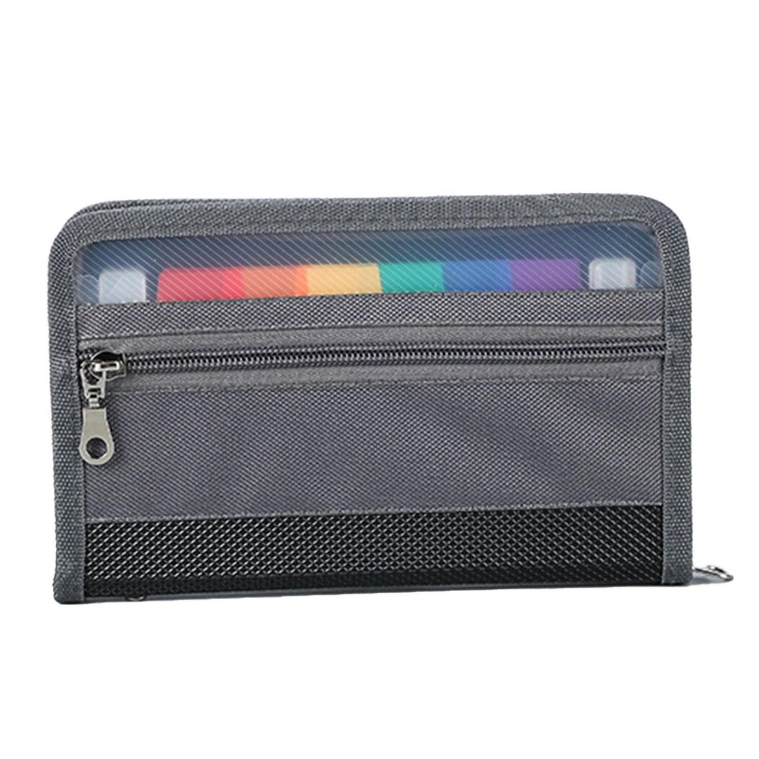 LuxusKollektion Fächermappe Fächermappe A5 13 Fächer Reißverschluss Organizer (1-St)
