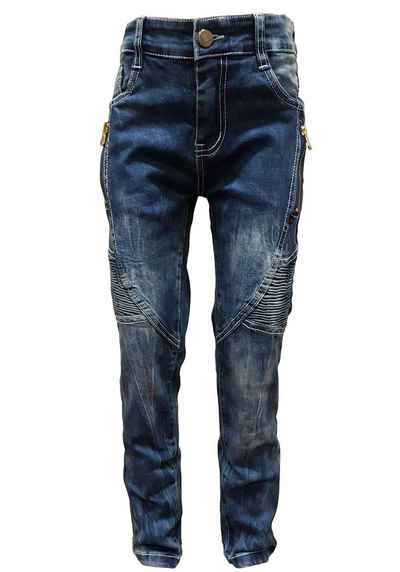 Family Trends Slim-fit-Jeans im angesagten Biker-Design