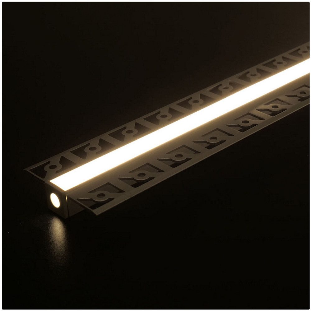 ENERGMiX LED-Stripe-Profil 2 Meter Alu Profile Alu Schiene Profil mit Milch günstig online kaufen