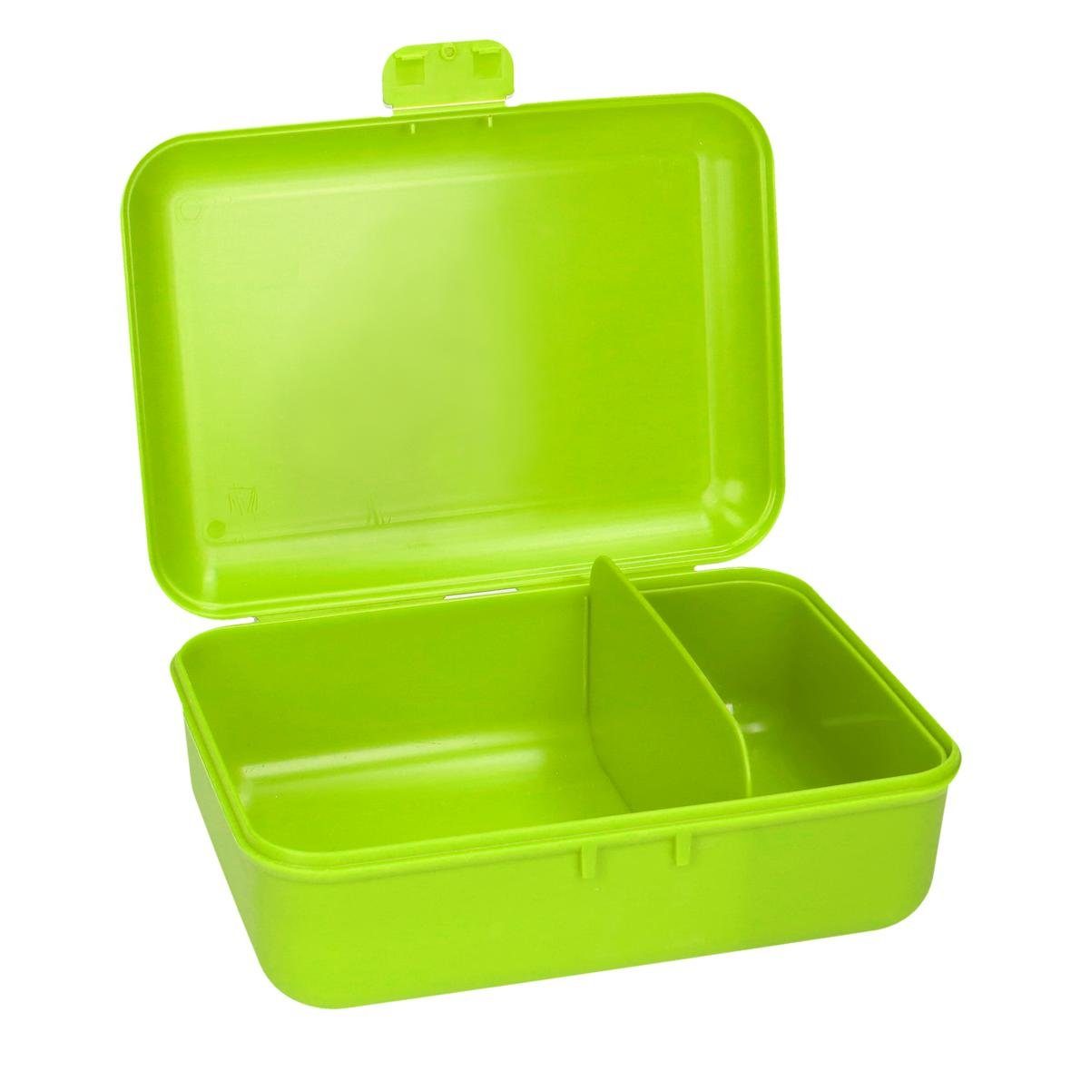 elasto Lunchbox "School-Box" 1600 ml Vorratsdose mit Trennschale Made in Germany
