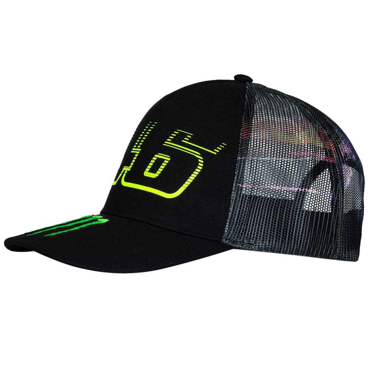VR46 Trucker Cap Valentino Rossi Monster Energy Cap "46" - schwarz