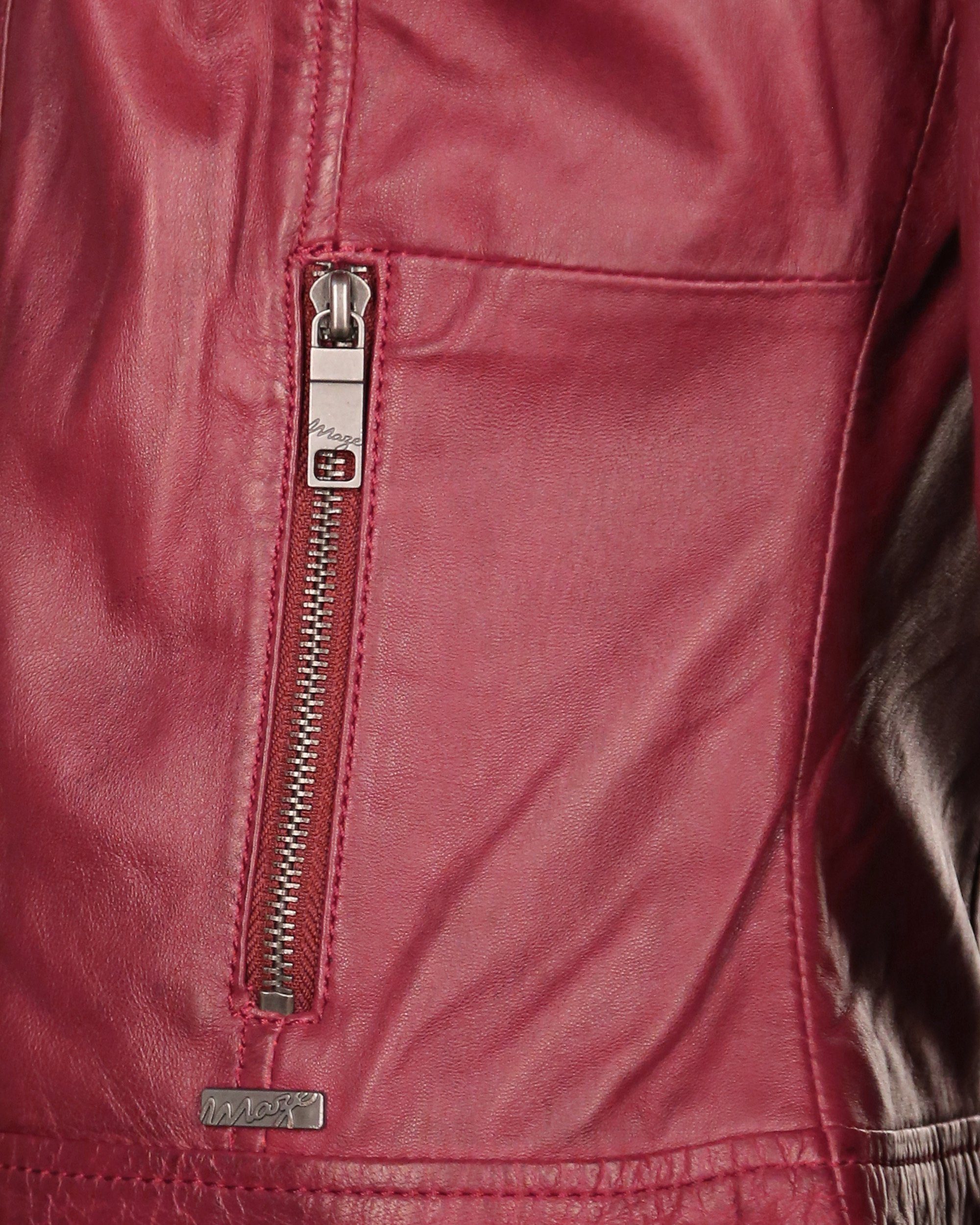 Maze Lederjacke Marcie rot