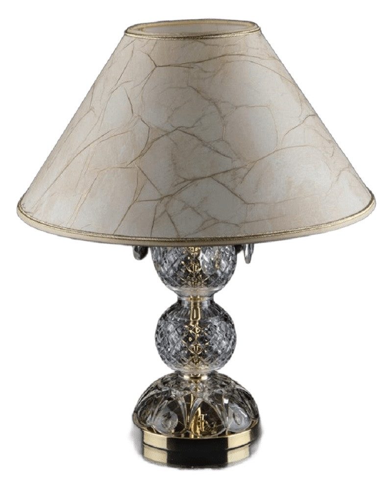 Xlmoebel Schreibtischlampe Bohemia IVELE Tischlampe im Vintage-Stil mit Kristallglas, Hergestellt in Europa