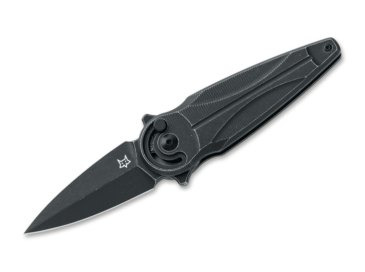 Fox Knives Taschenmesser Taschenmesser Saturn Aluminum All Black