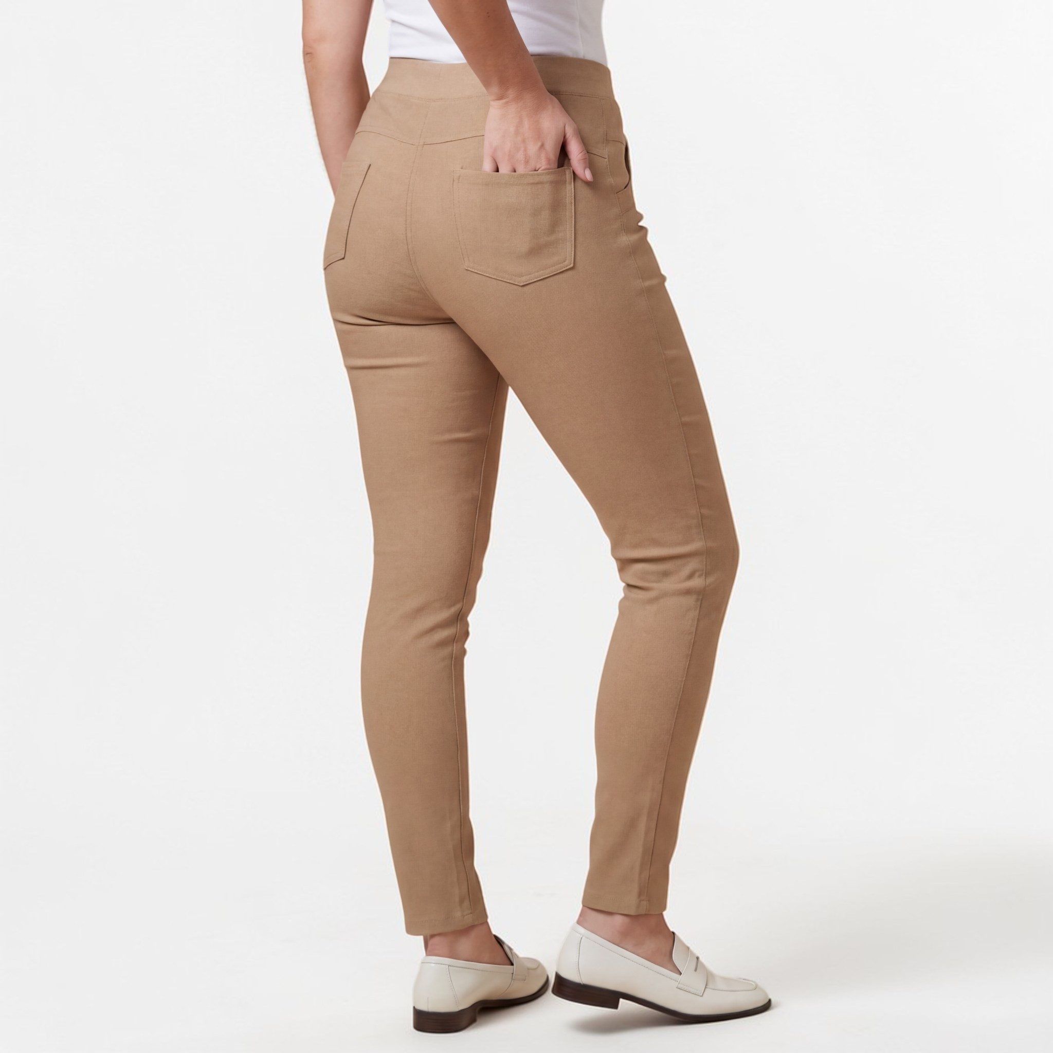OriginalYou Schlupfhose Damen Stretch Hose Freizeithose Slim Fit Businesshose auch in großen Größen erhältlich – Bild 4 von 5