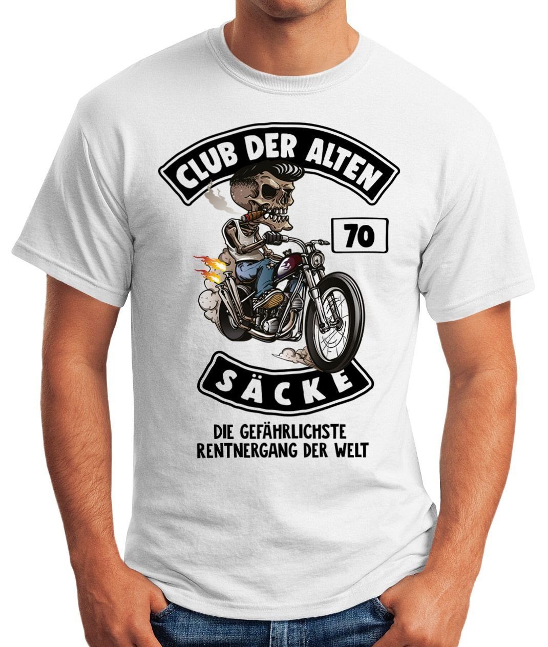 MoonWorks Print-Shirt Lustiges Herren T-Shirt Club günstig online kaufen