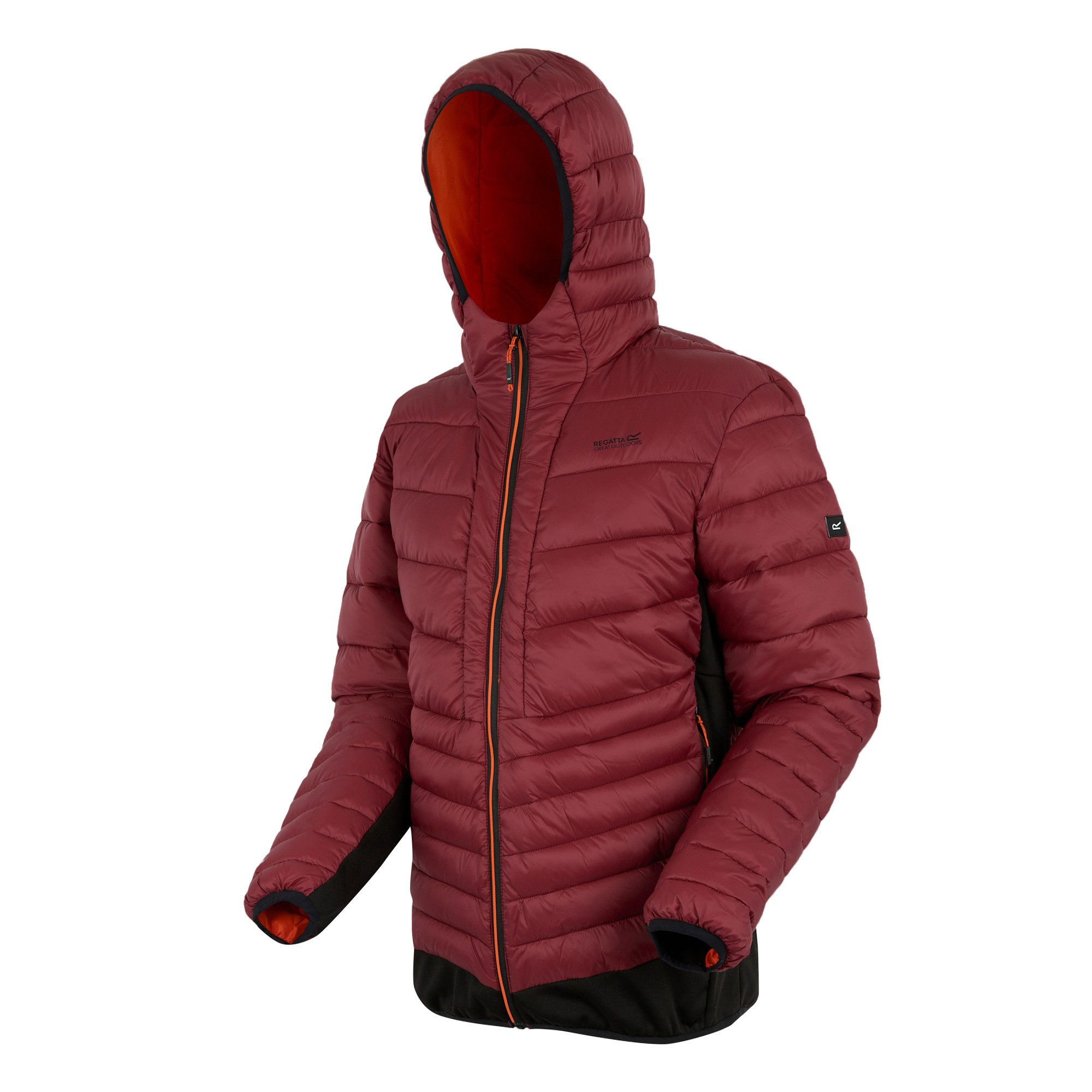 Outdoorjacke Herren Puffer Jacke - HoodedLeedreHybrd