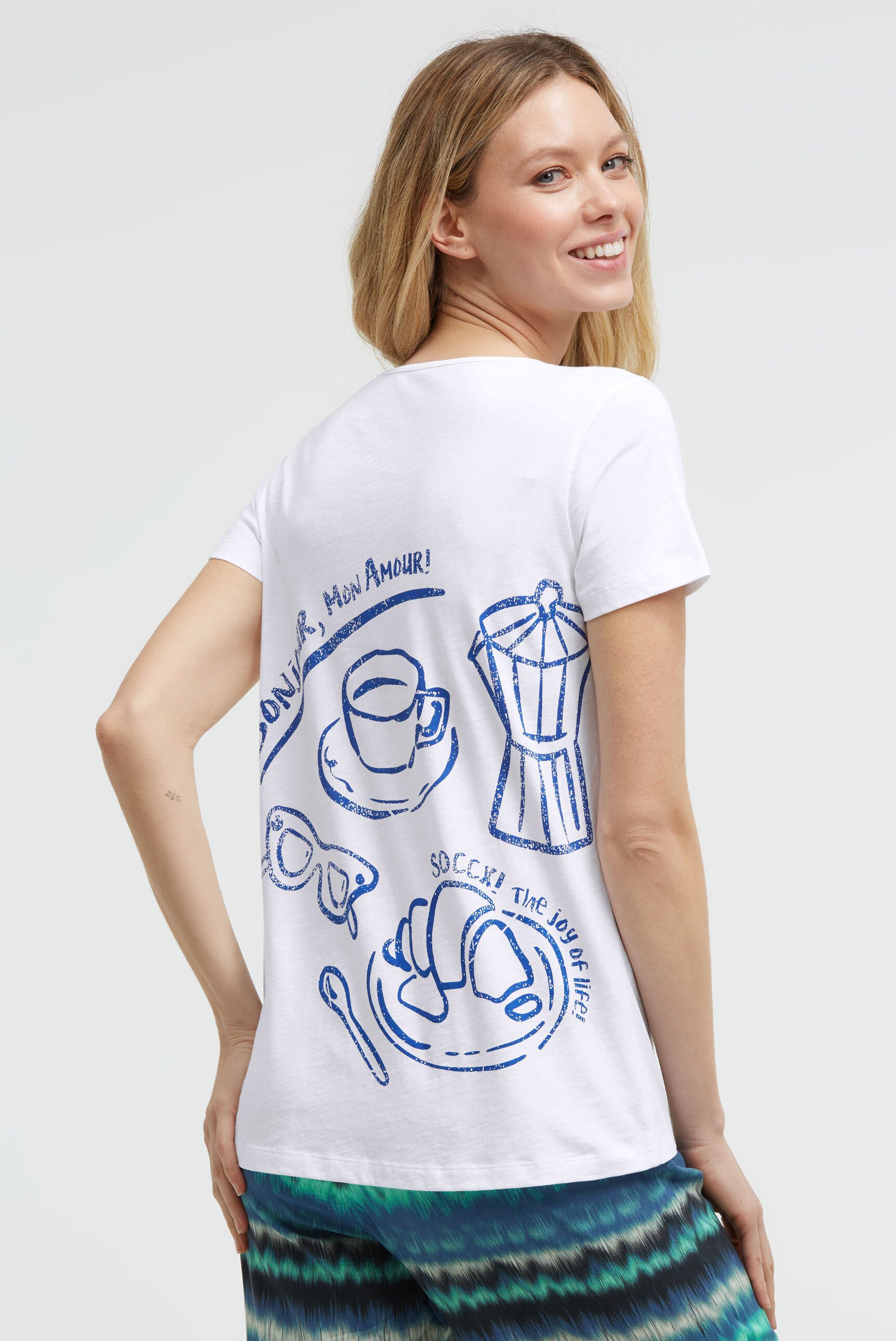 SOCCX Rundhalsshirt aus Baumwolle