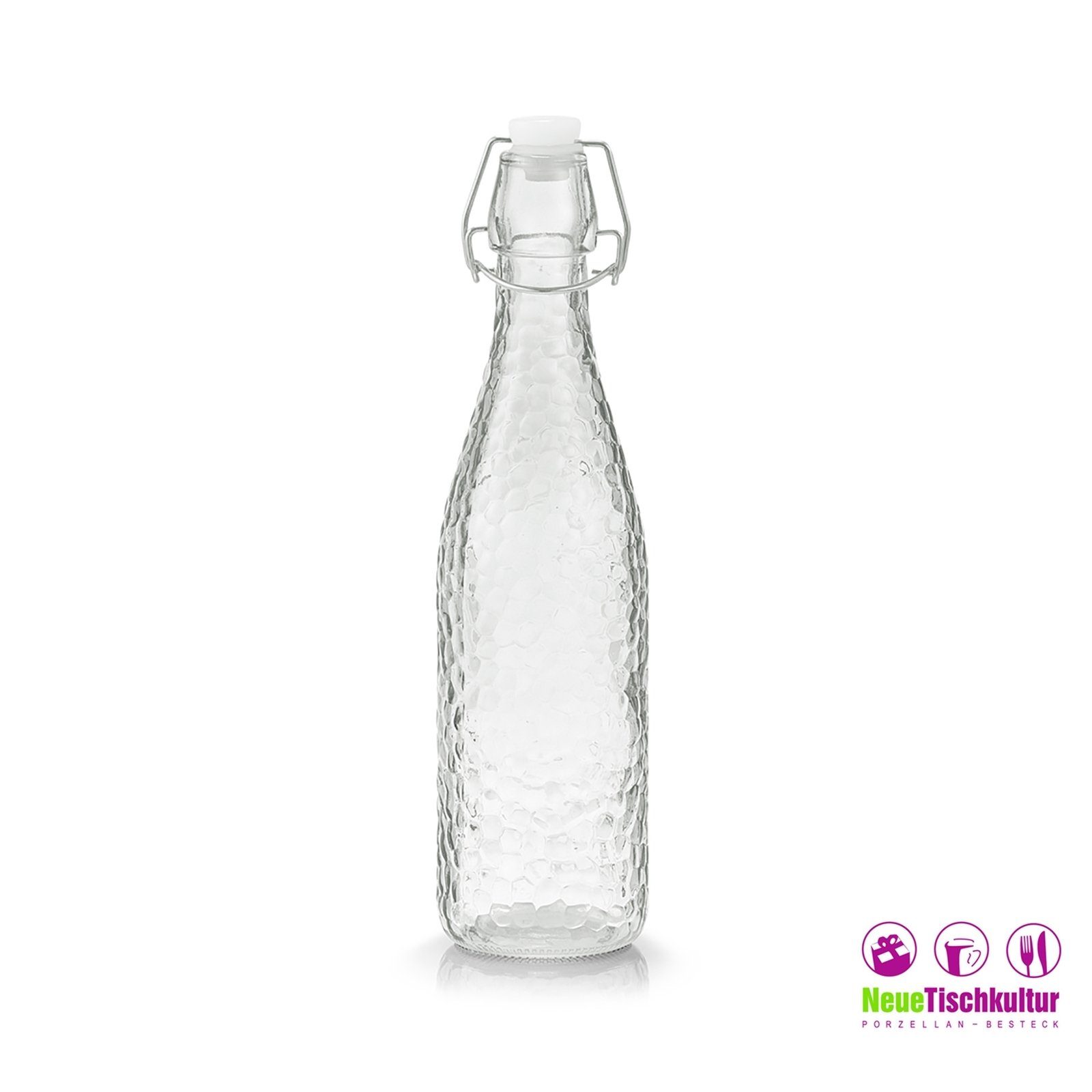 Neuetischkultur Vorratsglas Glas Glasflasche mit Bügelverschluss, transparent
