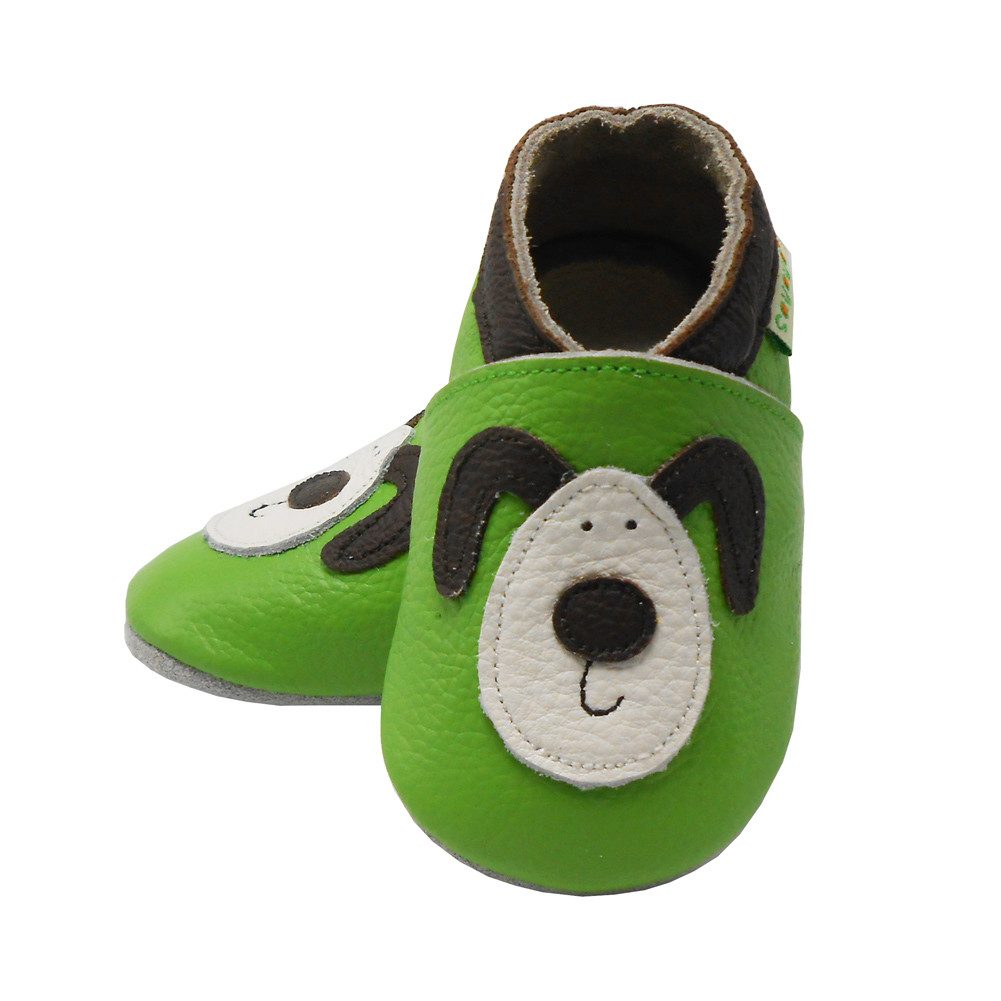 Sayoyo Lederpuschen baby Lauflernschuhe Hausschuhe Weiche 100% Leder Hausschuh