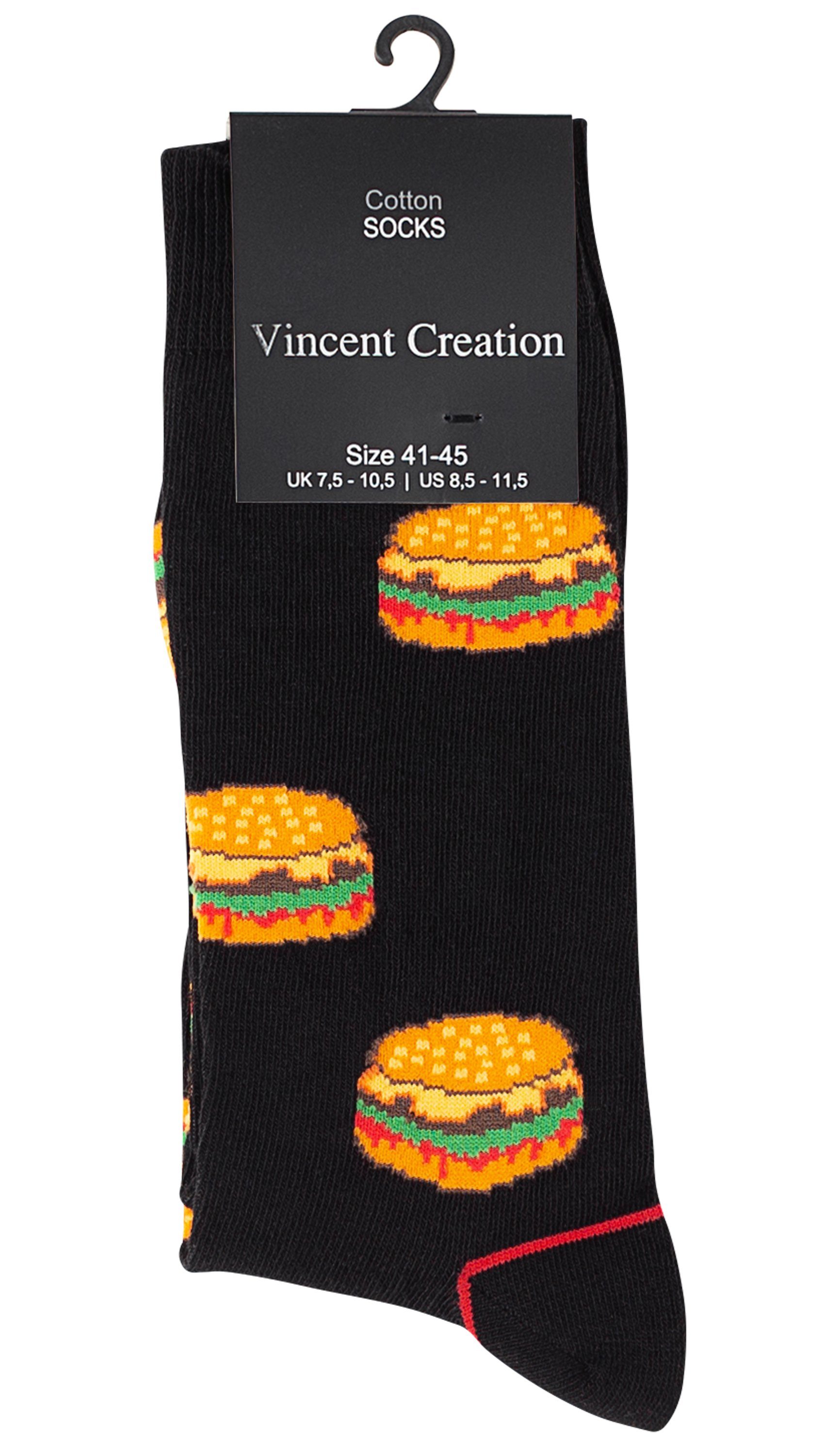 Vincent Creation® Socken (3-Paar) im Fast Food - Design