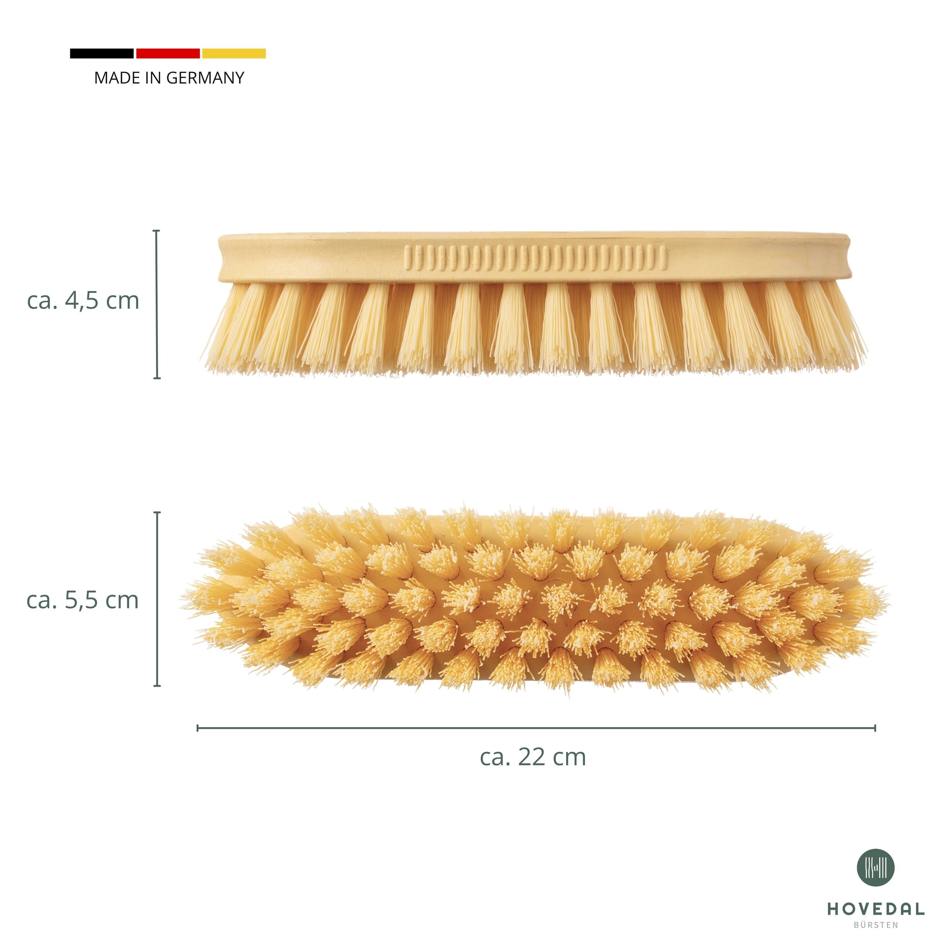 Hovedal Reinigungsbürste 2er Set Scheuerbürste, Scheuerbürsten hart, Putzbürste, Schrubber, Bürsten, Bodenbürste, Terrassenbürste, Bürste Reinigung – Bild 4 von 5