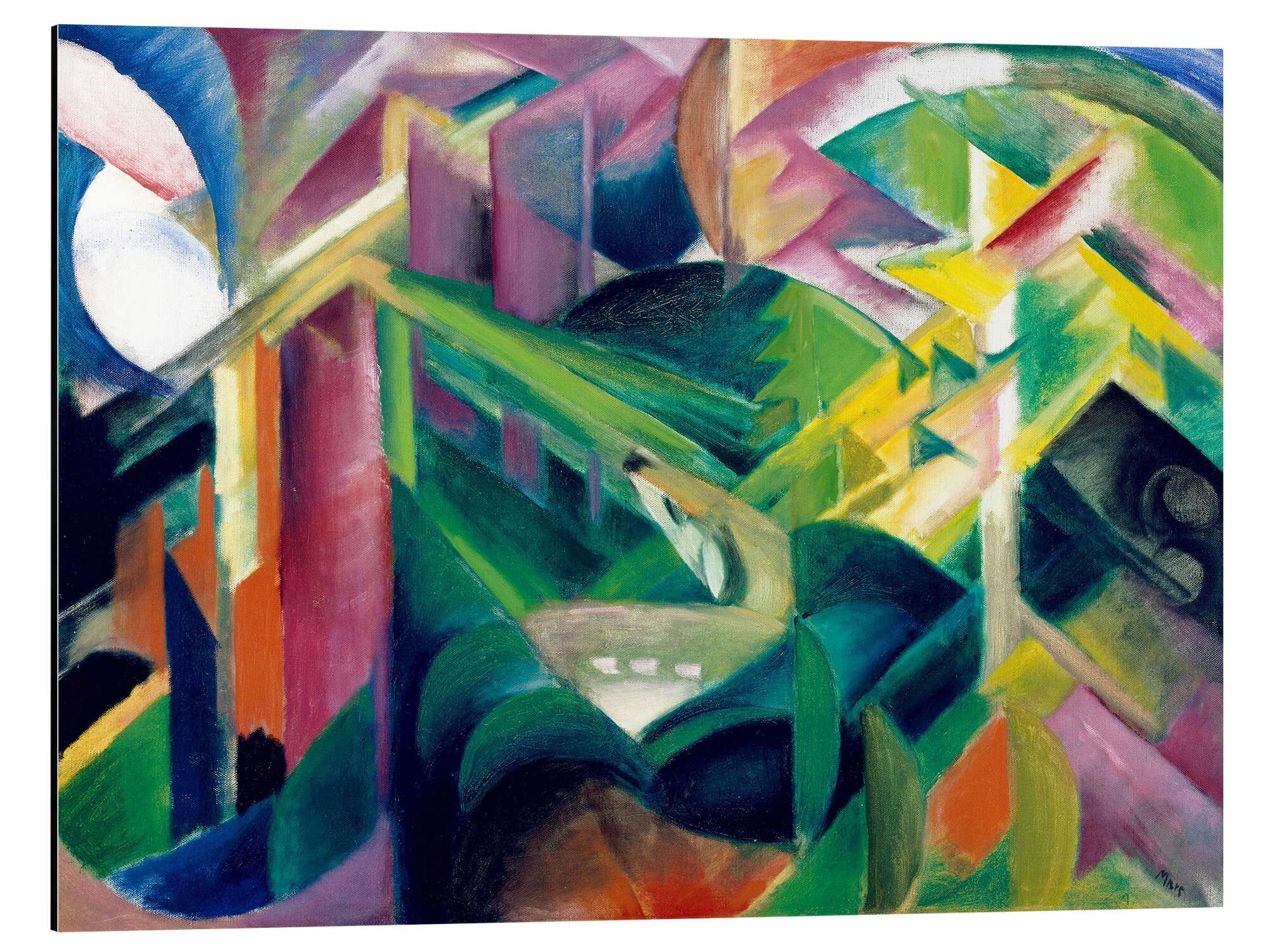 Alu-Dibond-Druck Franz Marc