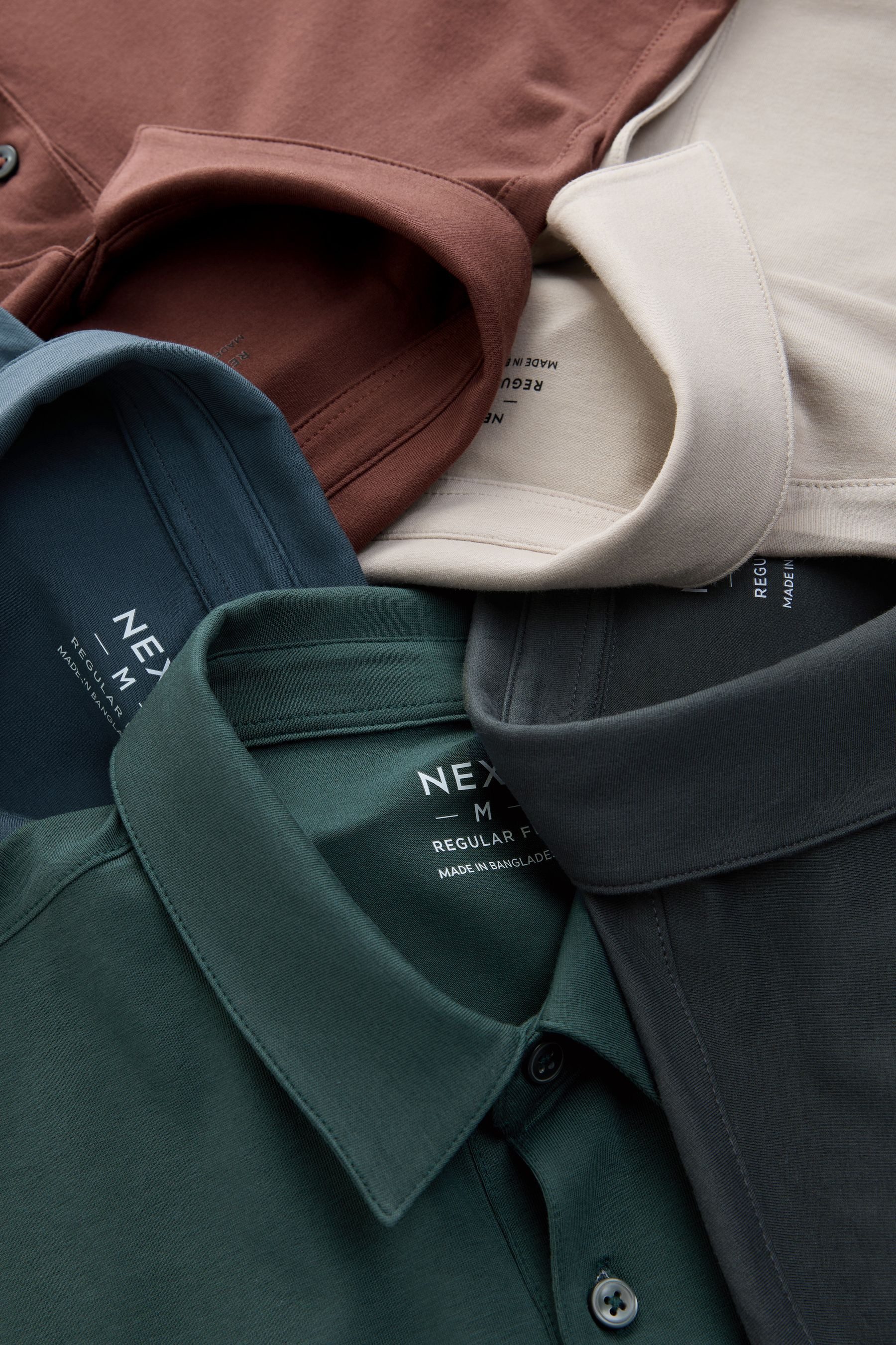 Next Poloshirt Regular Fit Kurzarm-Poloshirts, Jersey, günstig online kaufen