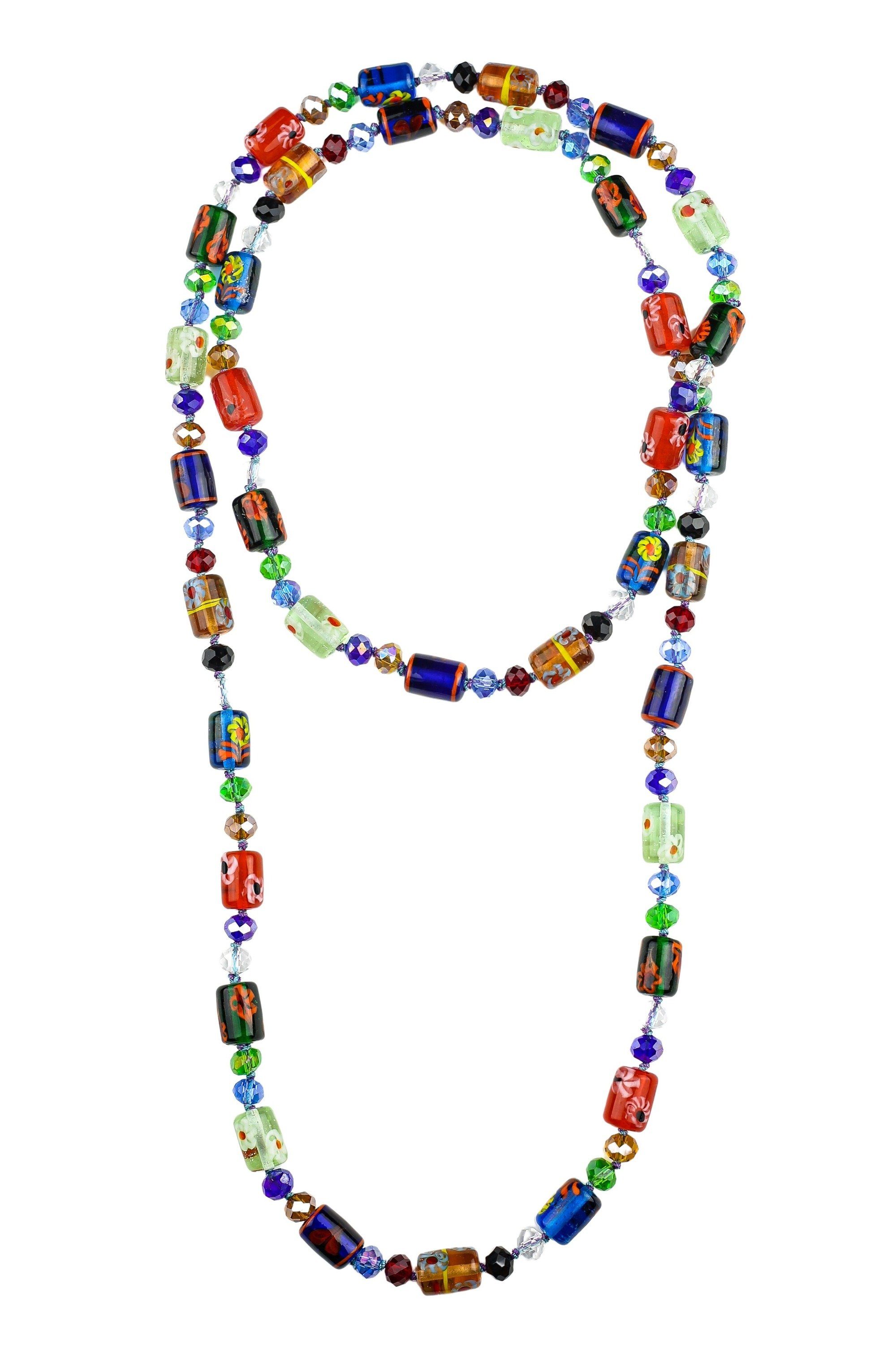 COLLEZIONE ALESSANDRO Lange Kette "Mailand", mit Glasperlen günstig online kaufen