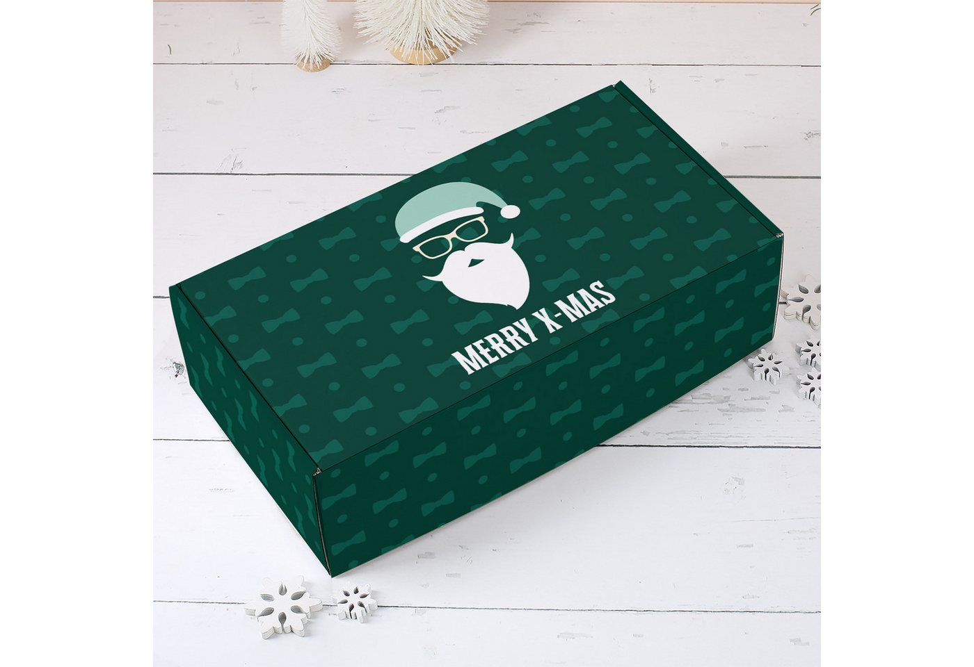 Thumbnail - Herz & Heim Geschenkbox in 3 Größen für Ihre Weihnachtsgeschenke, Motivauswahl