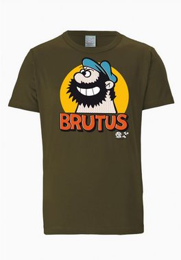 LOGOSHIRT T-Shirt Popeye - Brutus Popart mit kultigem Brutus-Frontprint