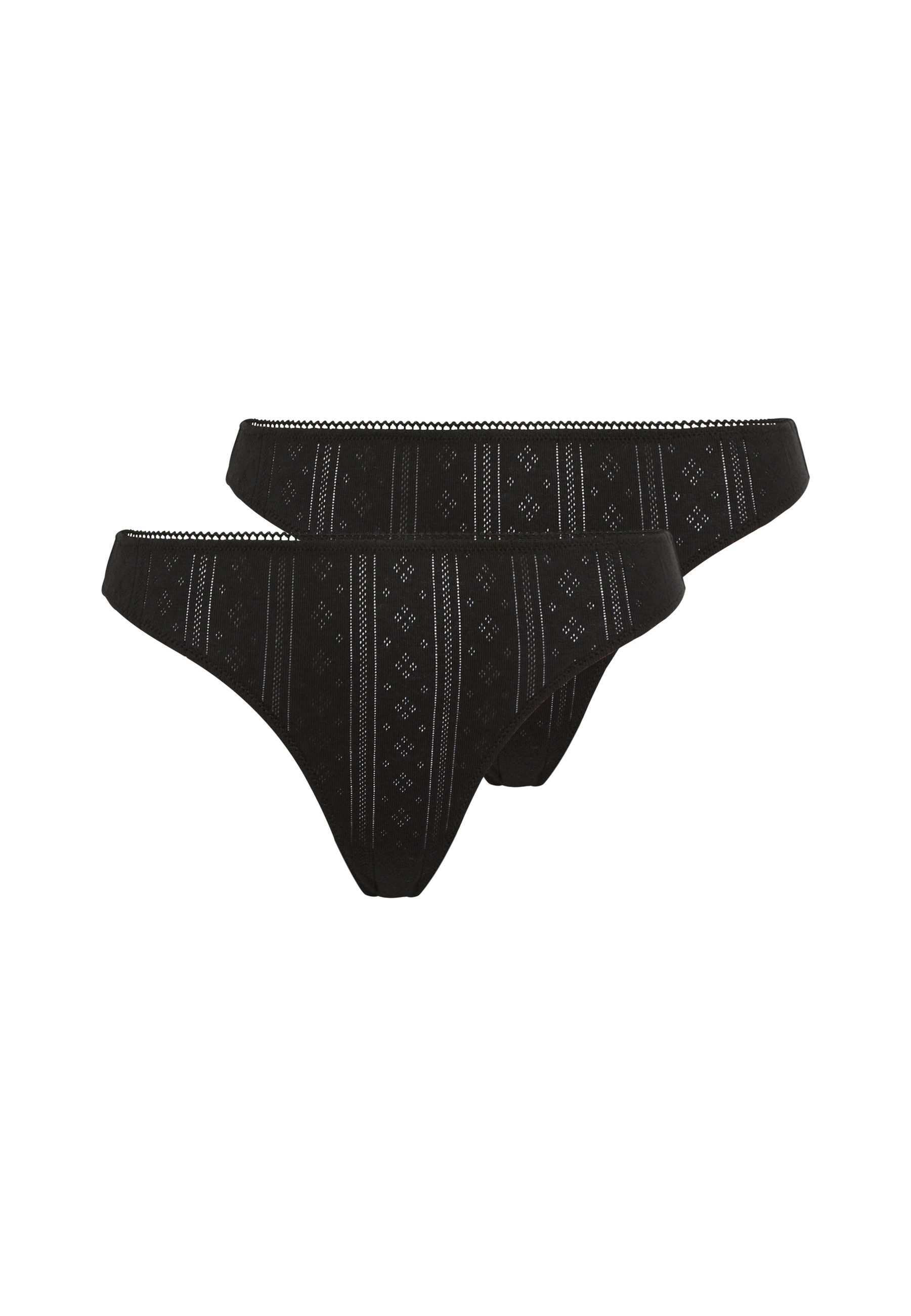 LSCN by LASCANA String (2er Pack) in schöner Pointelle-Qualtiät