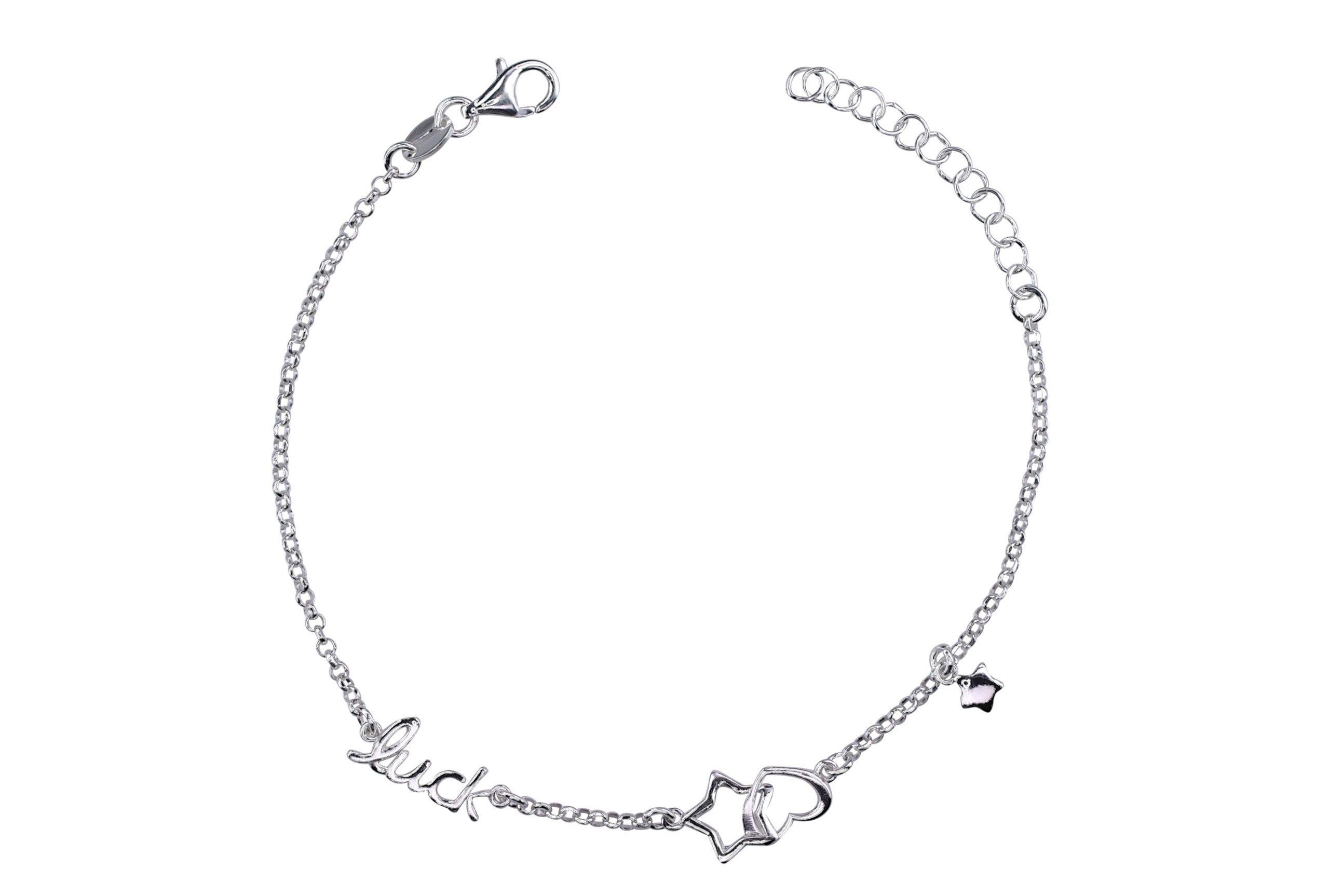 SILBERMOOS Silberarmband Statement-Armband Luck, 925 Sterling Silber