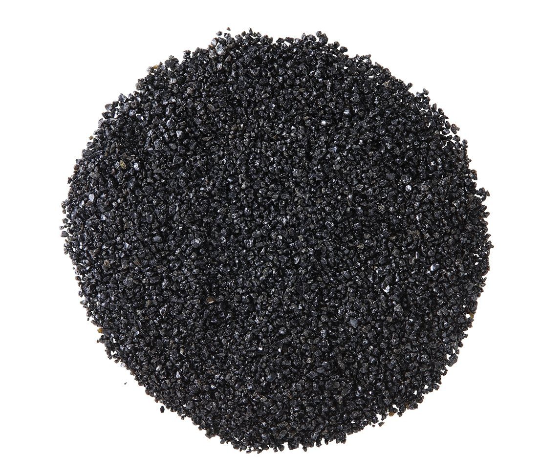 Dehner Aquarienkies Aqua Glanzkies, Körnung 2-3 mm, 5 kg, schwarz