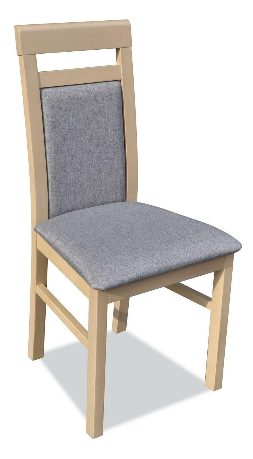 JVmoebel Stuhl, Gruppe Stühle Holz Textil Stuhl 4x Stühle Esszimmer Garnitur Gepolsterte Stoff