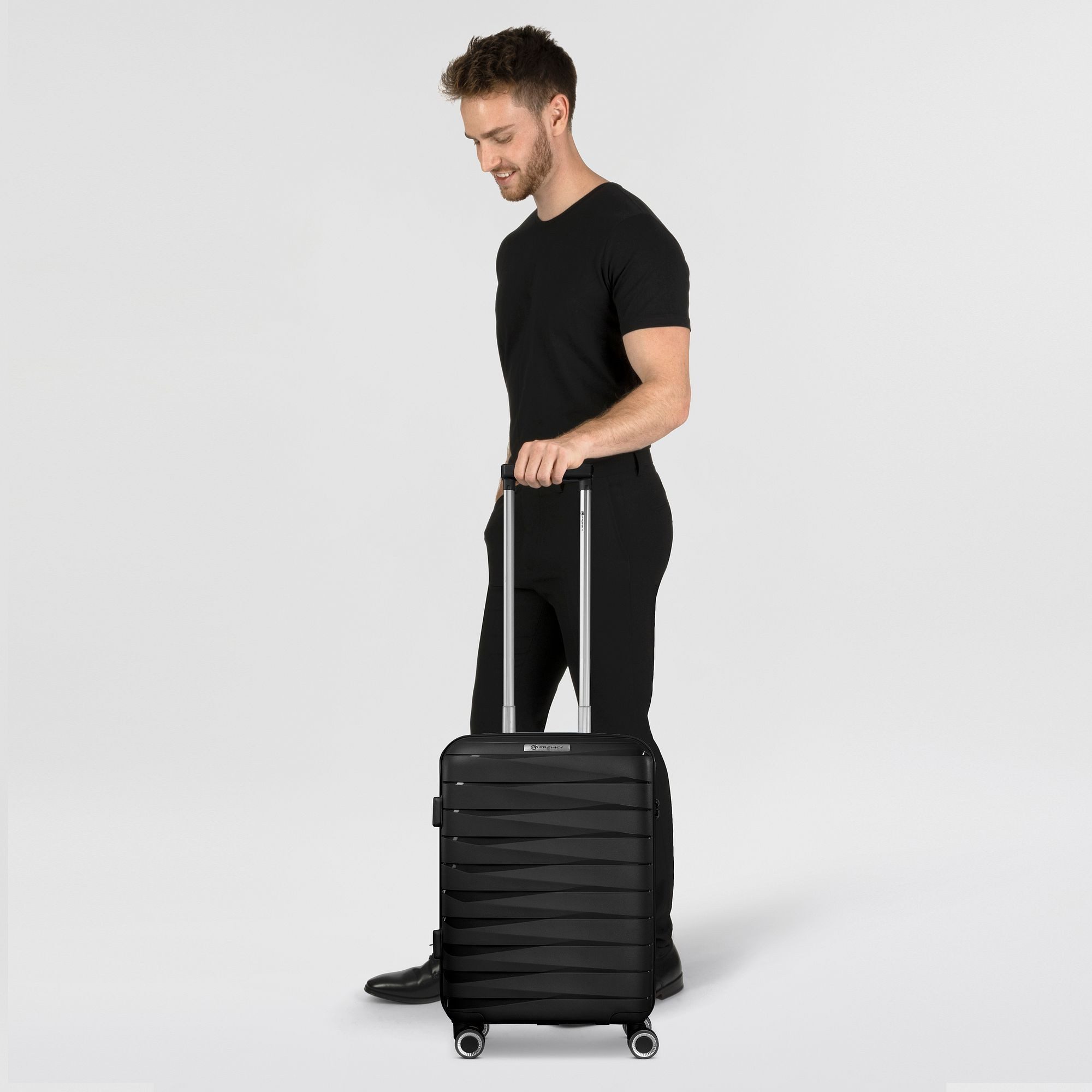 Franky Handgepäck-Trolley London, 4 Rollen, Polypropylen