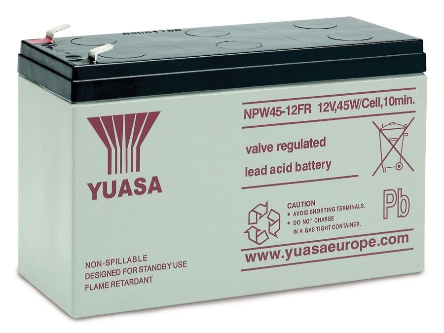 Yuasa YUASA Blei-Akkumulator V-/8,5 NP45-12, Ah Bleiakkus 12