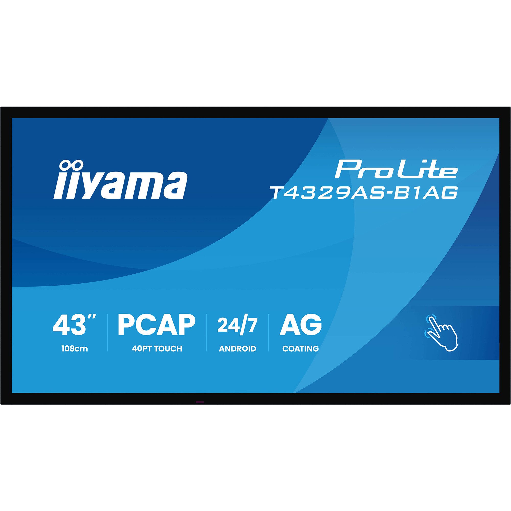 Iiyama iiyama ProLite T4329AS-B1AG, LED-Monitor, TFT-Monitor (3840 x 2160 px, 6.5 ms Reaktionszeit)