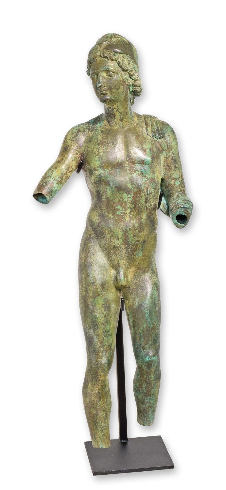 Aubaho Dekoobjekt Bronzeskulptur nach „Die Jugend von Agde“ Replikat Retro Design Dekora