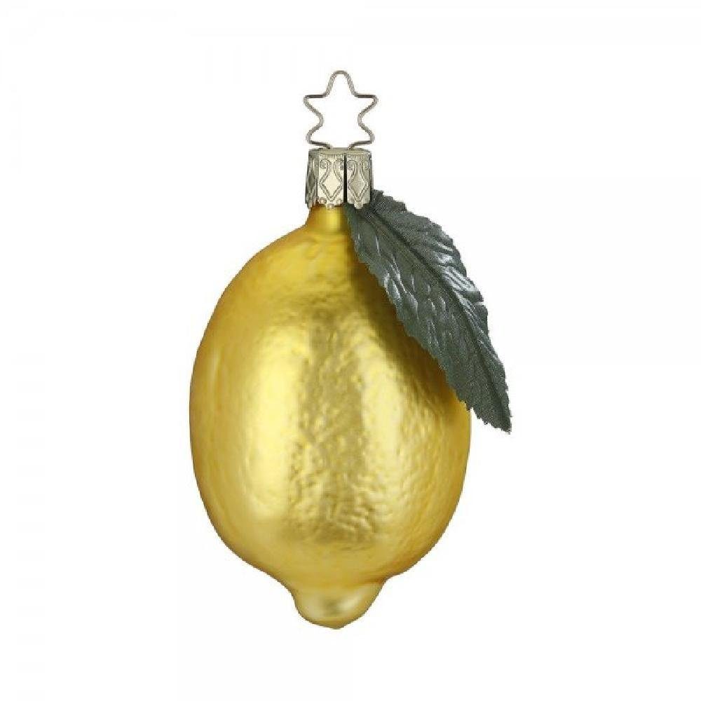 (8,5cm) Christbaumschmuck Christbaumschmuck INGE-GLAS® INGE-GLAS Zitrone