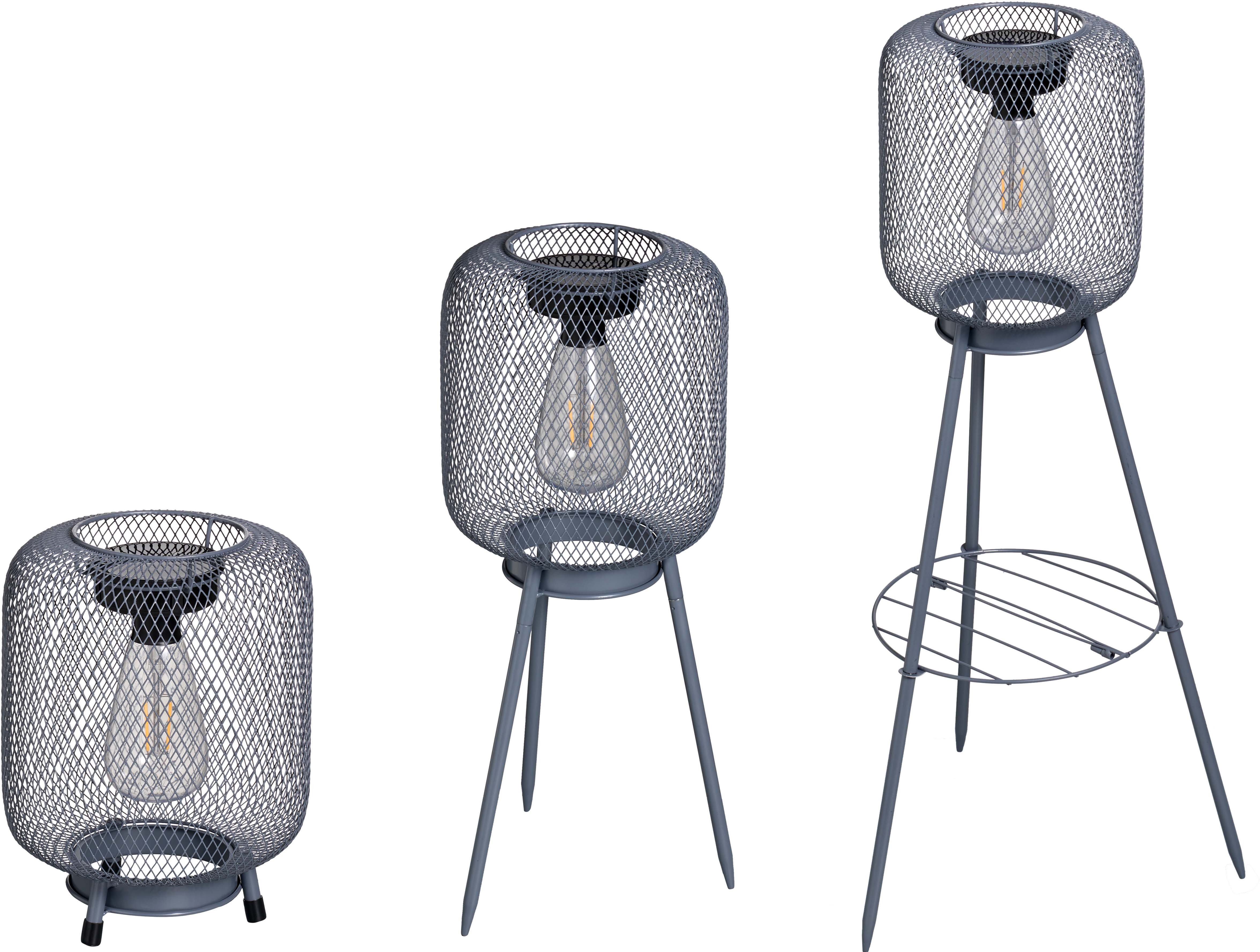 Northpoint LED Solarleuchte LED Solar Außen Stehlampe Tischlampe warmweißes Licht