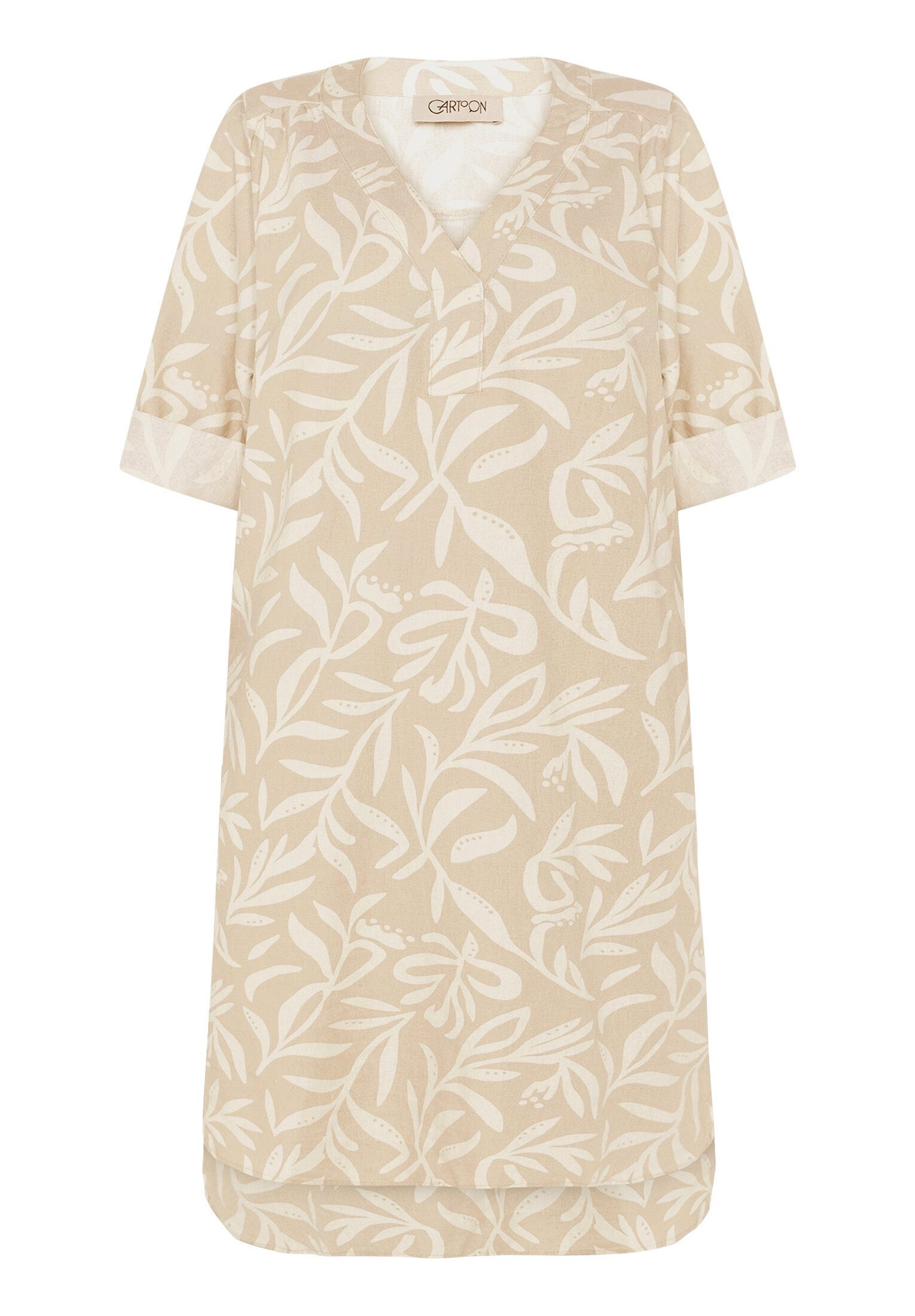 Cartoon Sommerkleid Damen mit Muster