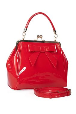 Banned Handtasche American Vintage Rot, Lack Zierschleife
